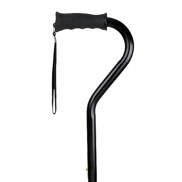 Carex Ergo Offset Cane Black