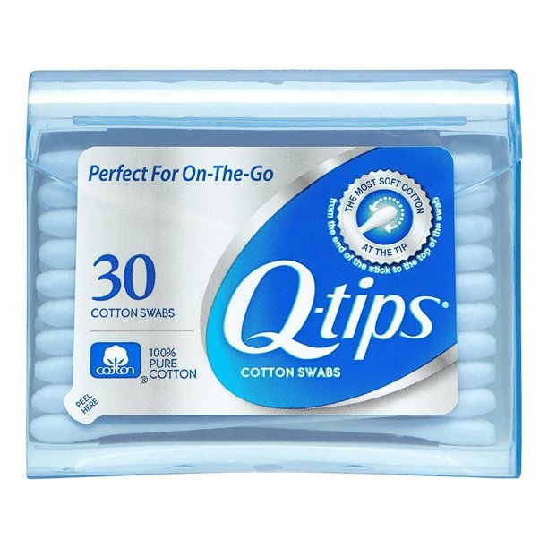 Q-Tips® Cotton Swabs Purse Pack, 30 ct