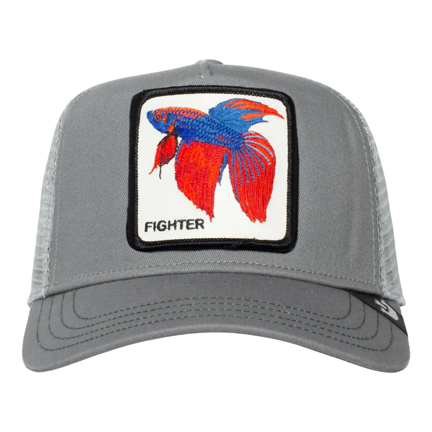 Goorin Bros Alpha Betta Men Trucker Hat Grey