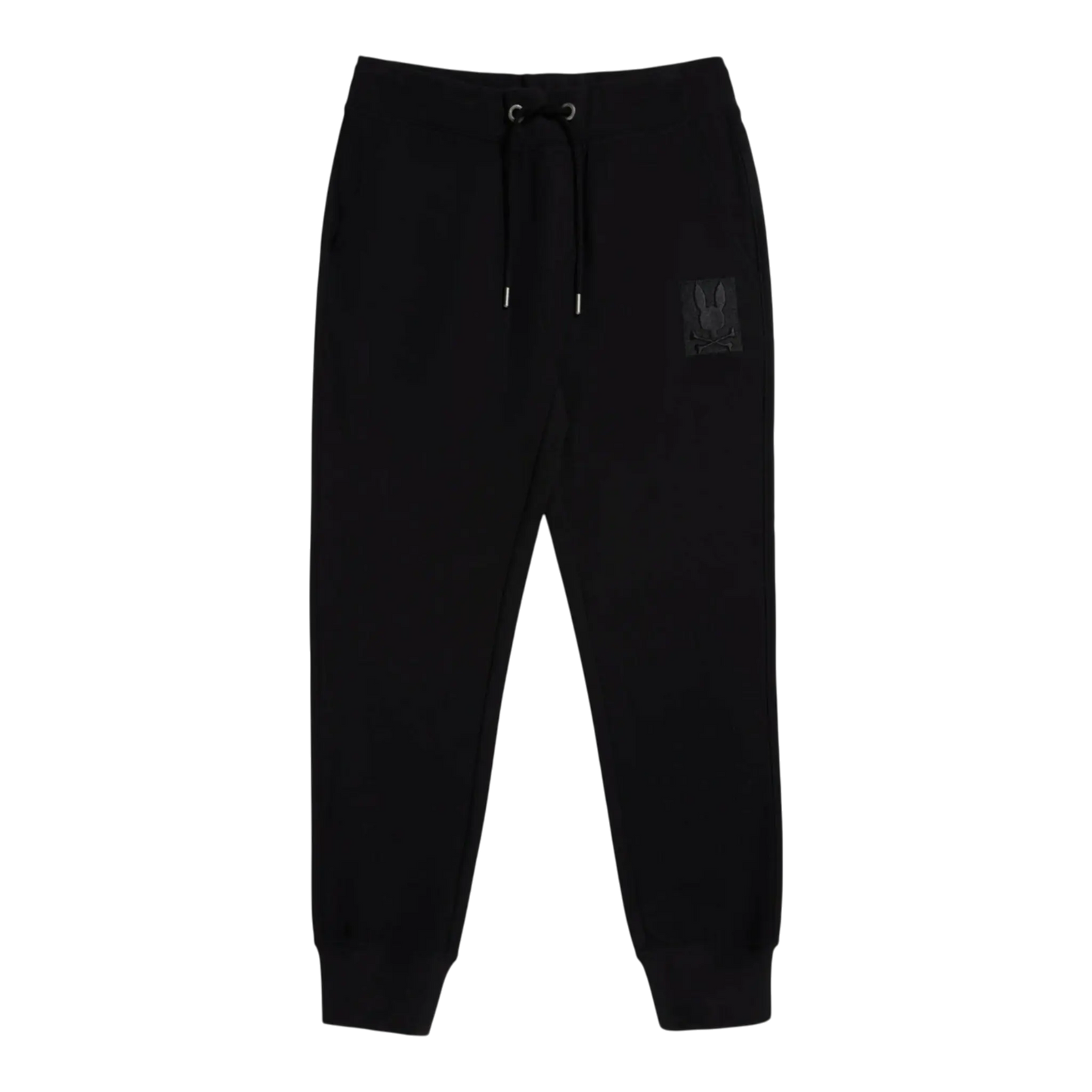 Psycho Bunny Yorkville Embroidered Men Sweatpants Black