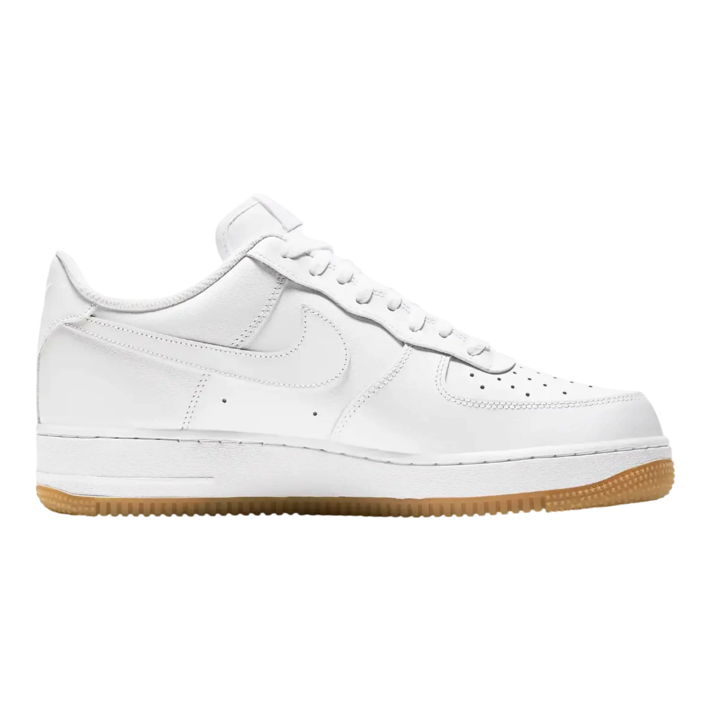 Nike Air Force 1 '07 Men Sneakers White/Gum Leather Low Top