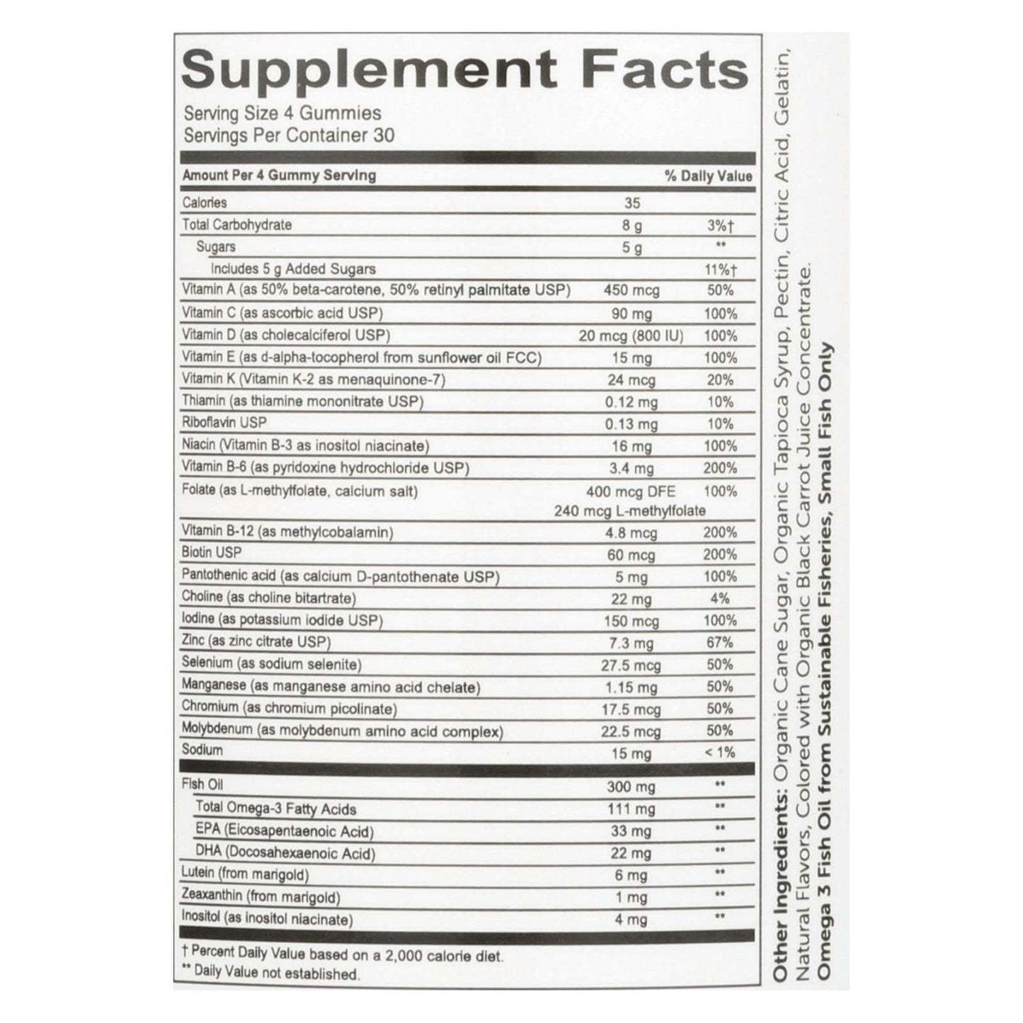 Smartypants Teen Girl Complete Multivitamin Gummies (120ct)