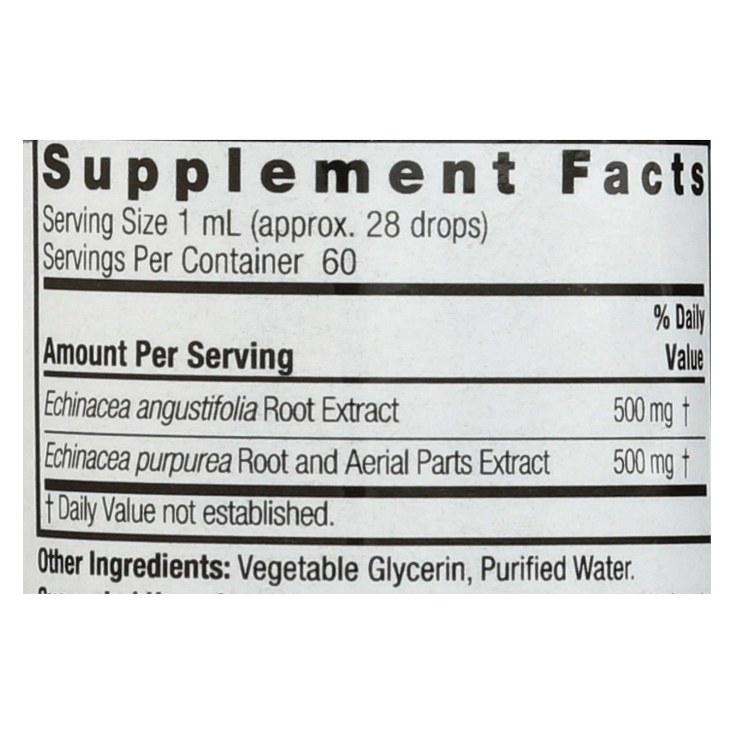 Nature's Answer Echinacea Extract Alcohol-Free, 2 Fl Oz