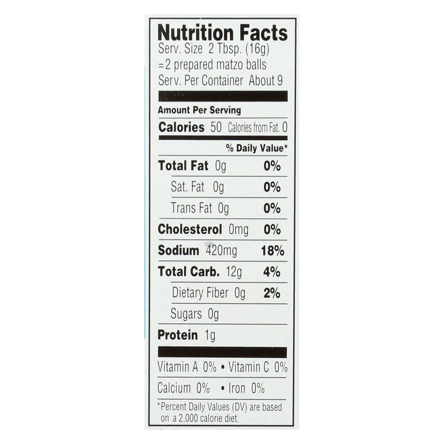 Manischewitz Reduced Sodium Matzo Ball Mix, 5 Oz (Pack of 12)
