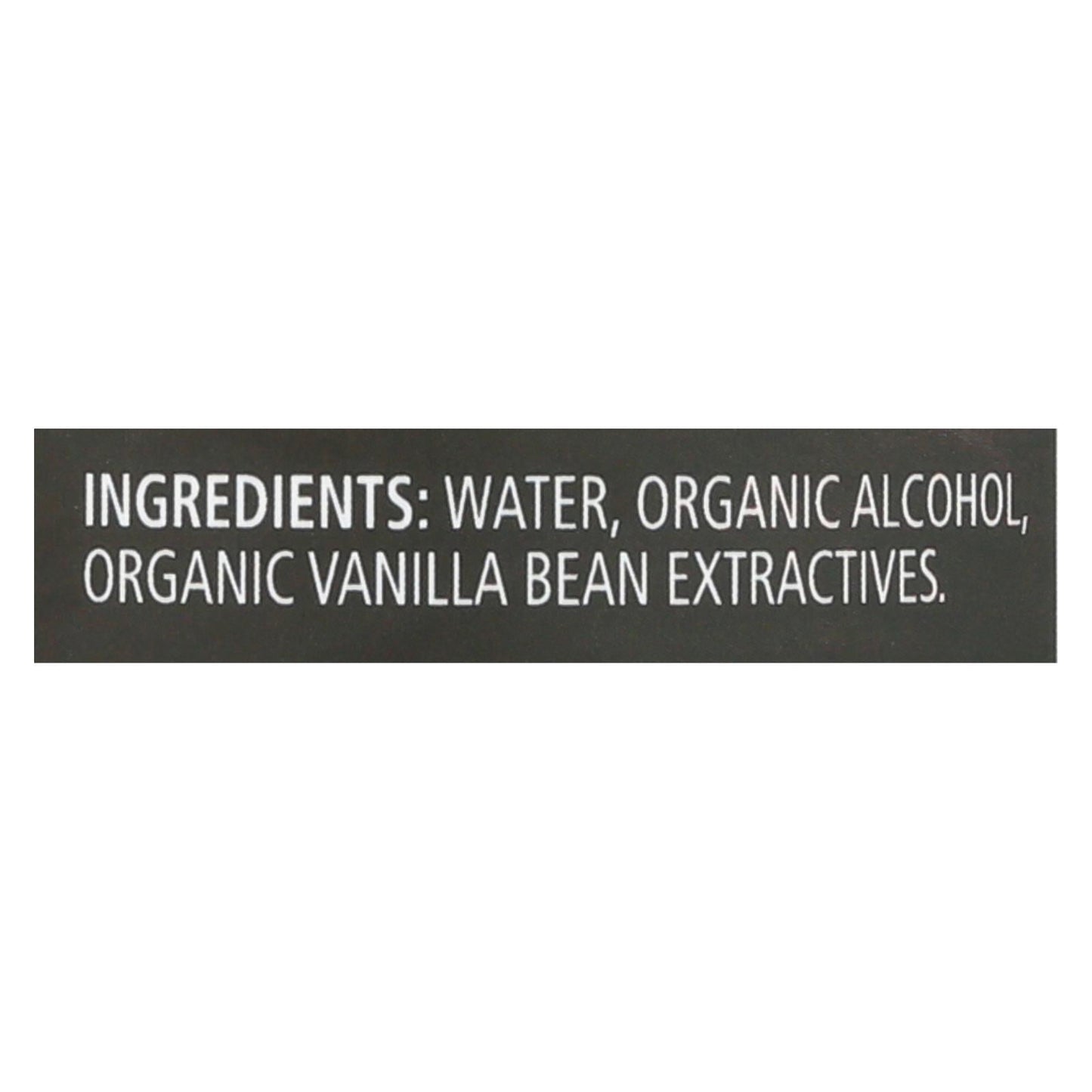 Frontier Herb - Organic Vanilla Extract, 8 Oz.