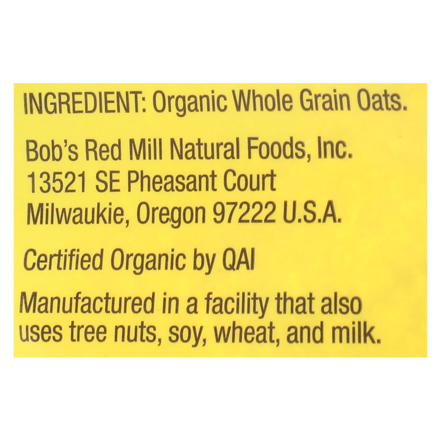 Bob's Red Mill Organic Scottish Oatmeal (Pack of 4 - 20 Oz.)