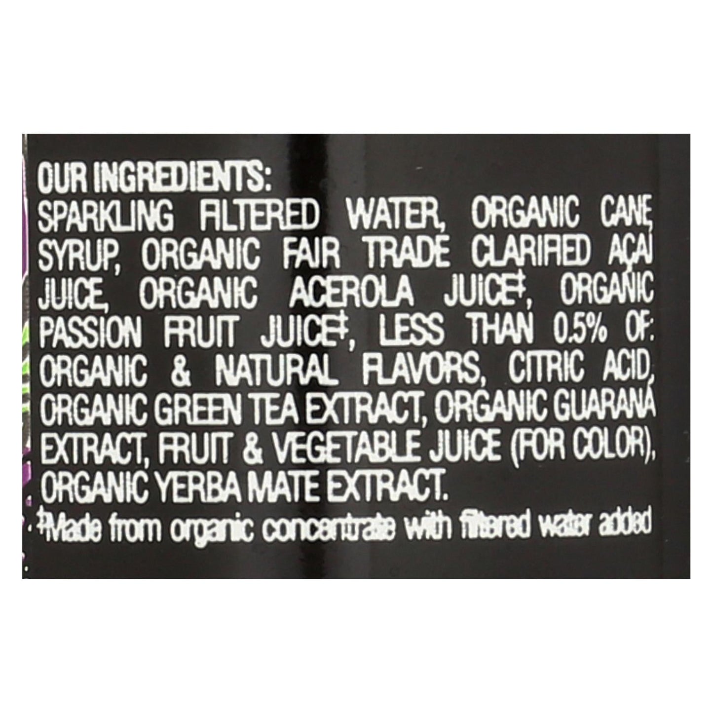 Sambazon Organic Amazon Energy Drink - Jungle Love, 12 Fl Oz, (Pack of 12)
