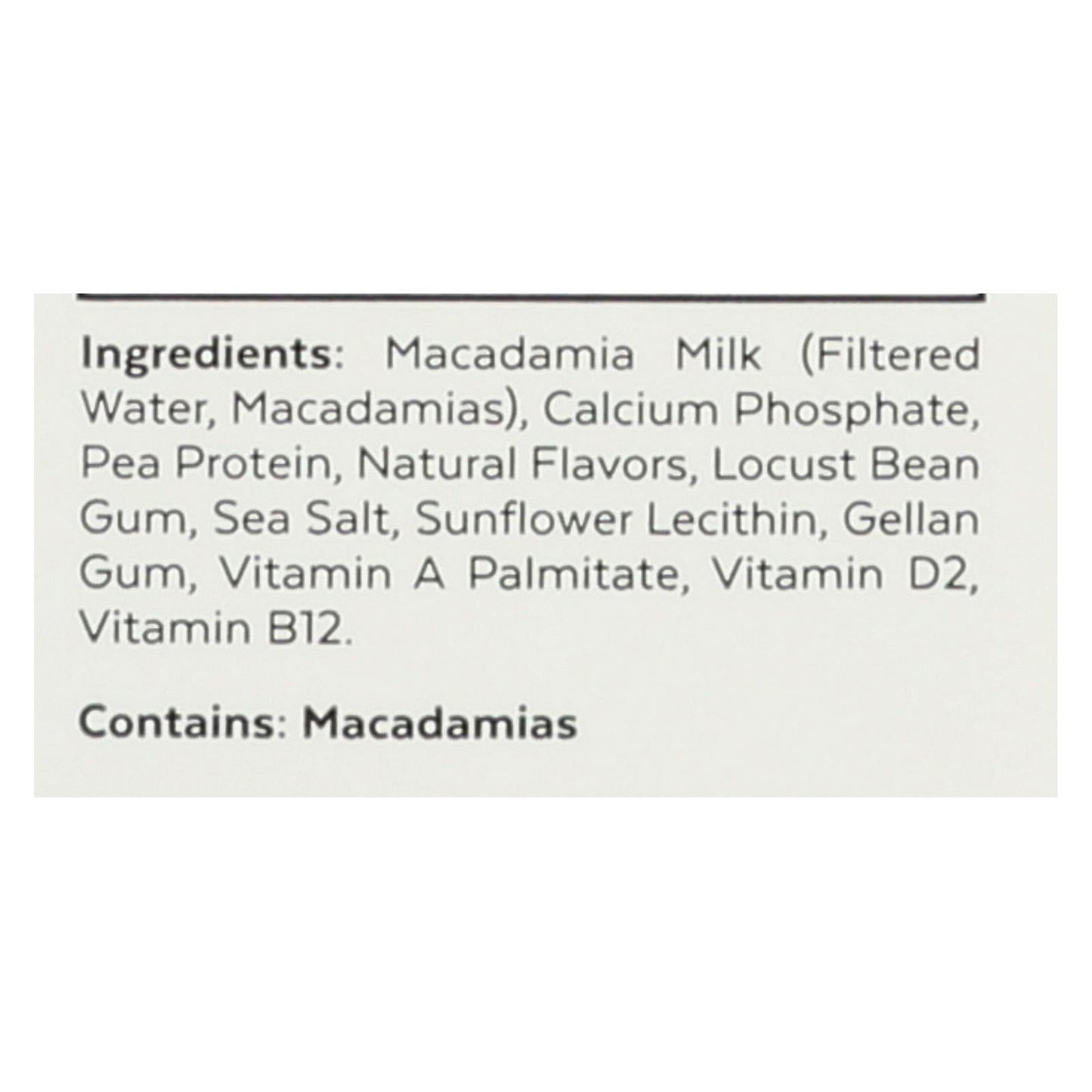 Milkadamia Unsweetened Vanilla Macadamia Milk (Pack of 6 - 32 fl. oz.)