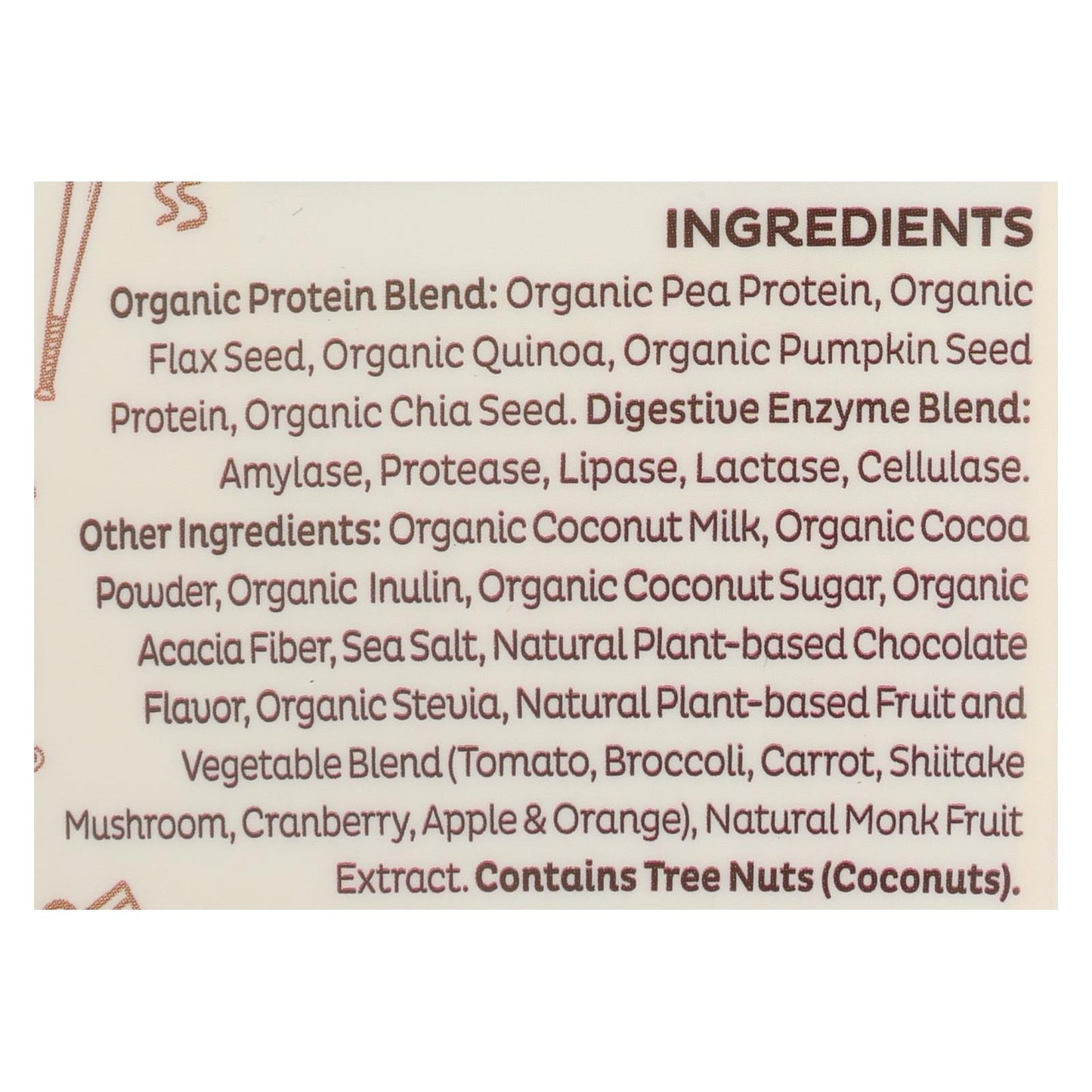 Kos Chocolate Protein Powder - 19.6 Oz. Rich Creamy Flavor