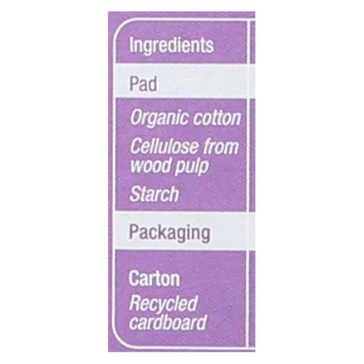 Natracare Dry & Light Plus Pads 16 Pack