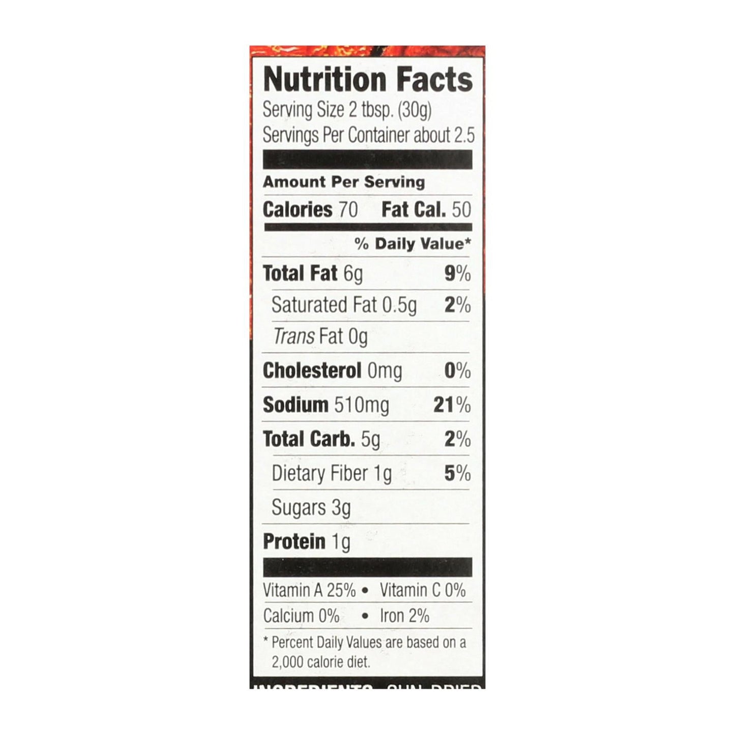 Amore Sun-Dried Tomato Paste - 12 Pack - 2.8 Oz.