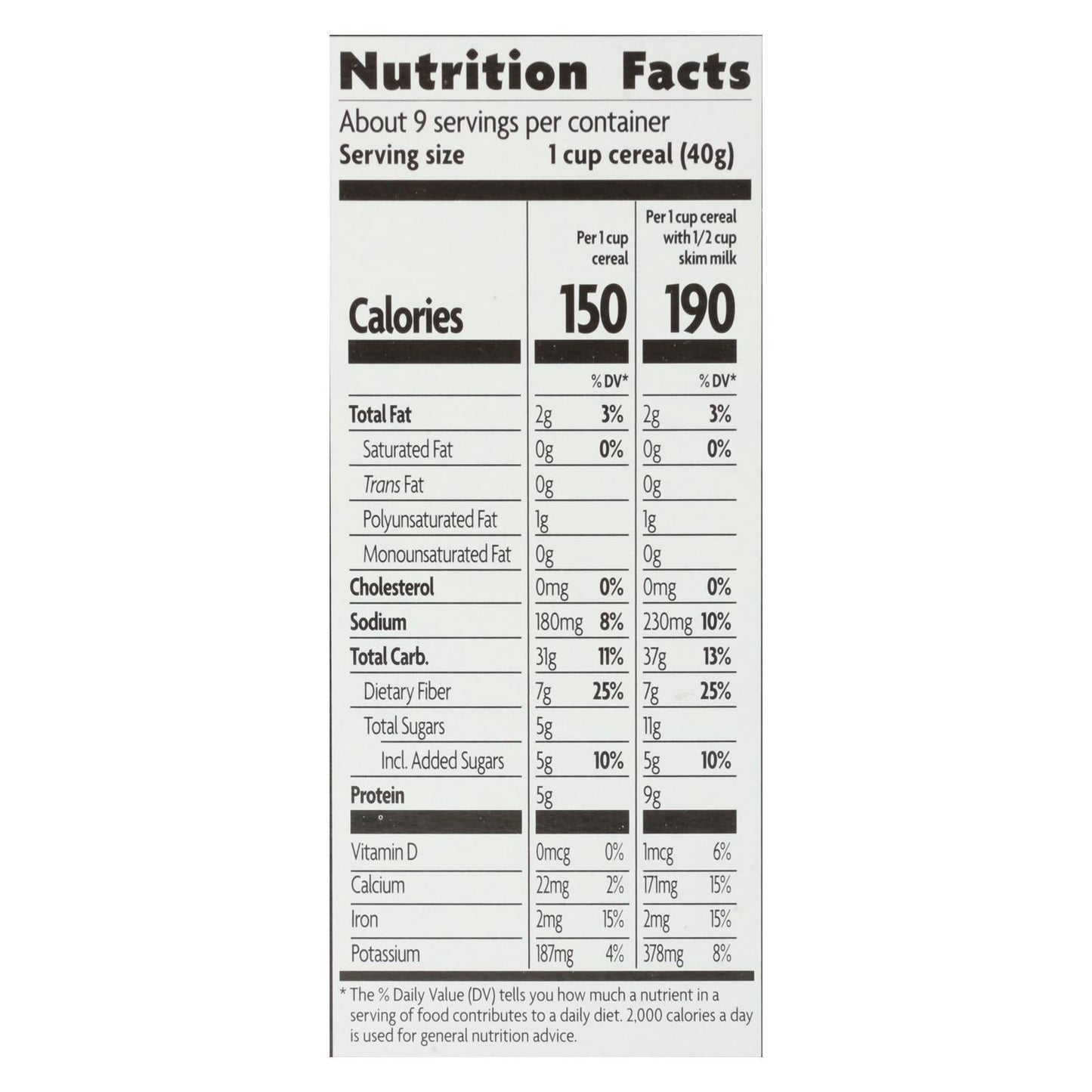 Nature's Path Organic Flax Plus Multi-Bran Flakes Cereal, 13.25 Oz (Pack of 12)