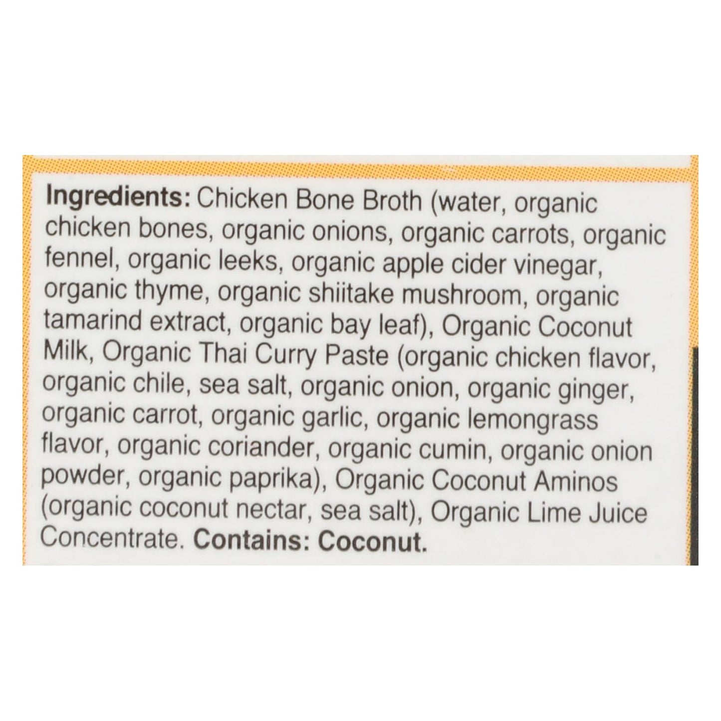 Kettle and Fire Coconut Lime Bone Broth, Case of 6, 16.9 Oz. Each