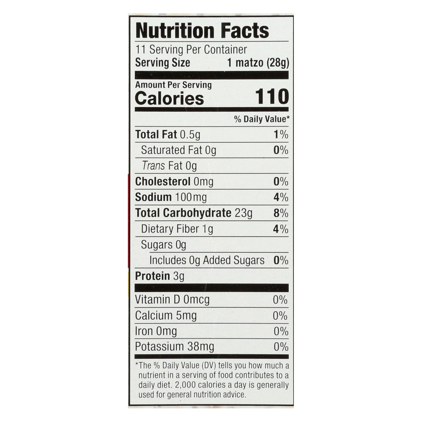 Streit's Lightly Salted Matzos, Kosher Crackers, Case of 12 (11 oz)