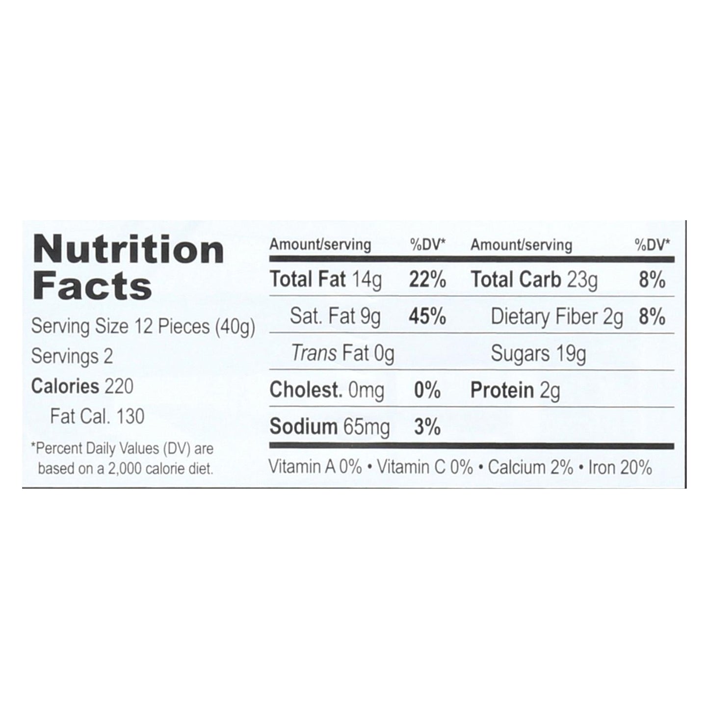 Organic Chocolate Bar with Sea Salt & Caramel, 12-Pack, 2.8 Oz.