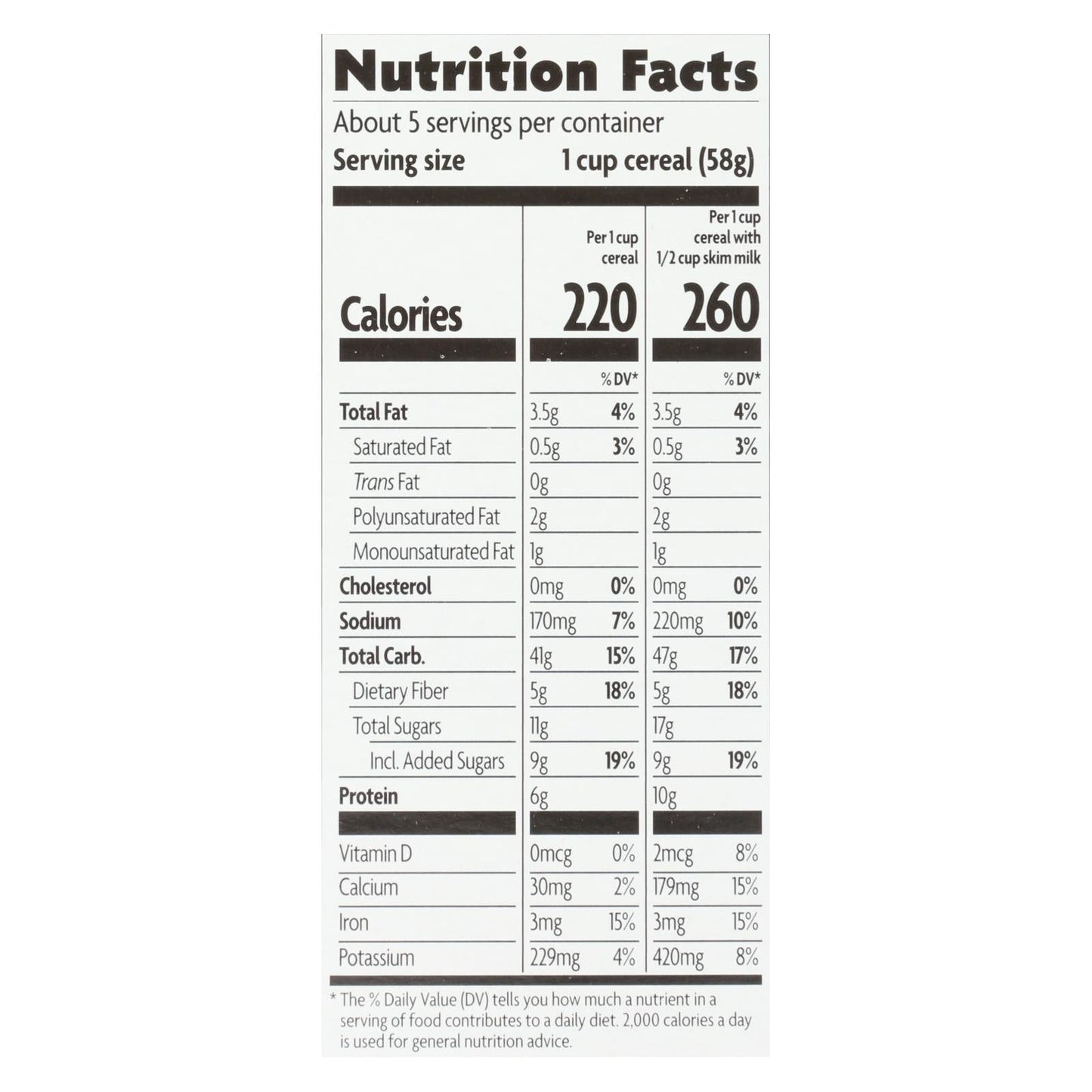 Nature's Path Organic Flax Plus Cereal: Red Berry Crunch, 10.6 Oz (Pack of 12)