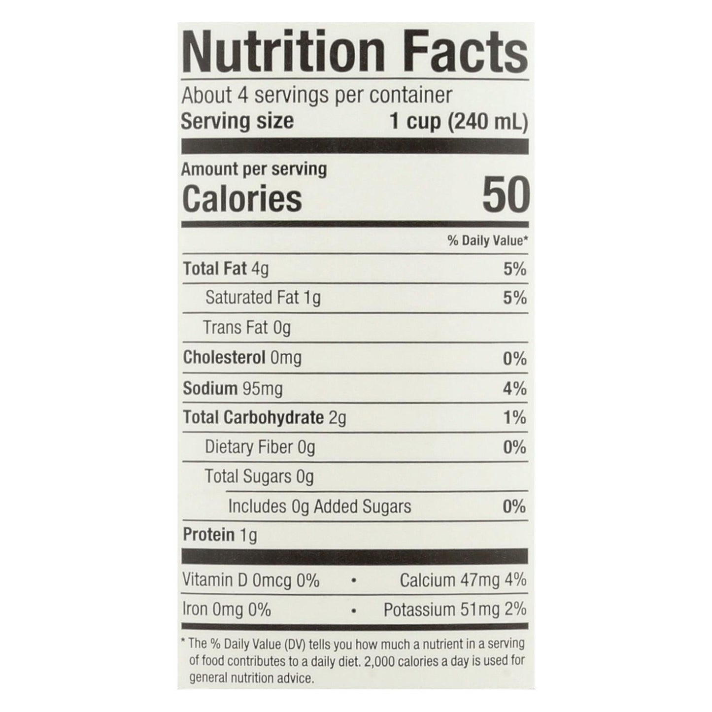 Pacific Natural Foods Organic Cashew Beverage, Unsweetened, 32 Fl Oz Per Bottle (Pack of 6)