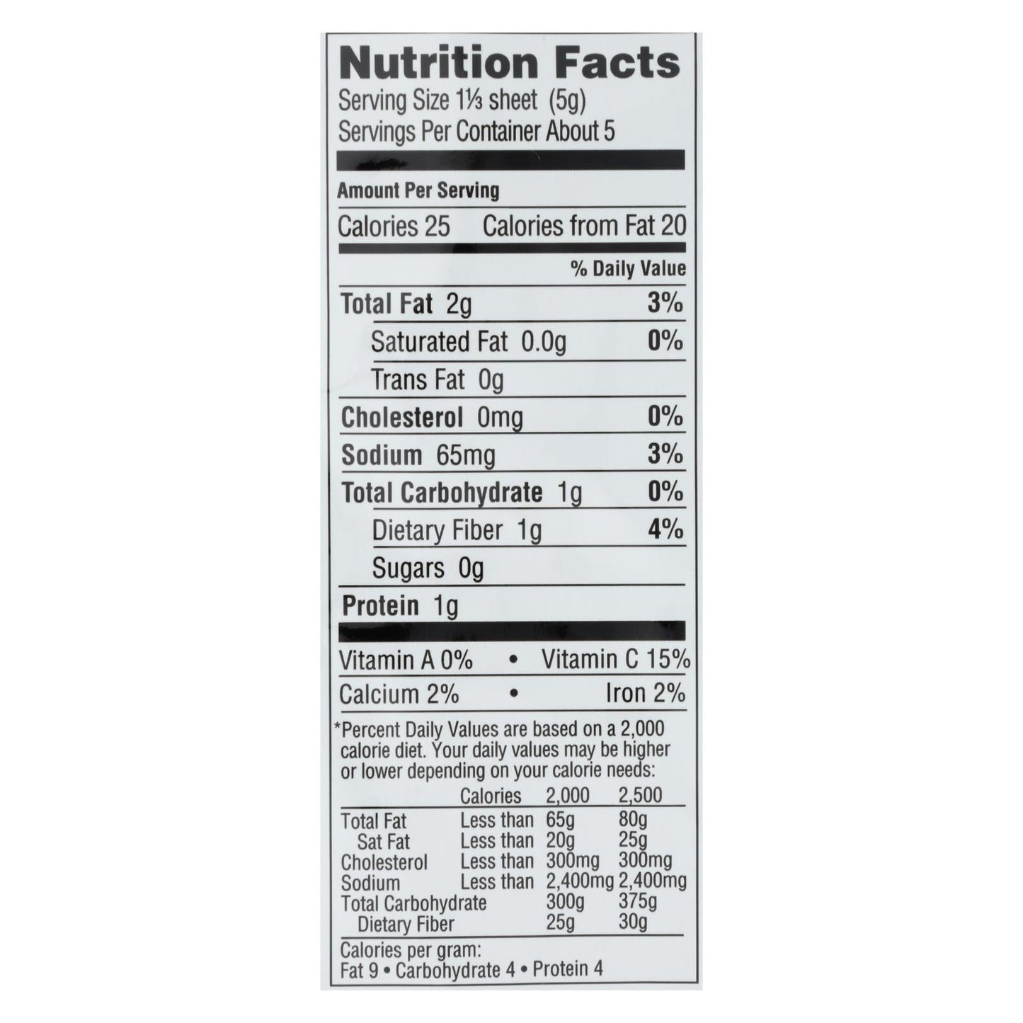 Gimme Organic Wrap N' Roll Sea Salt - 10 Pack of .92 oz. Sea Salt Wraps