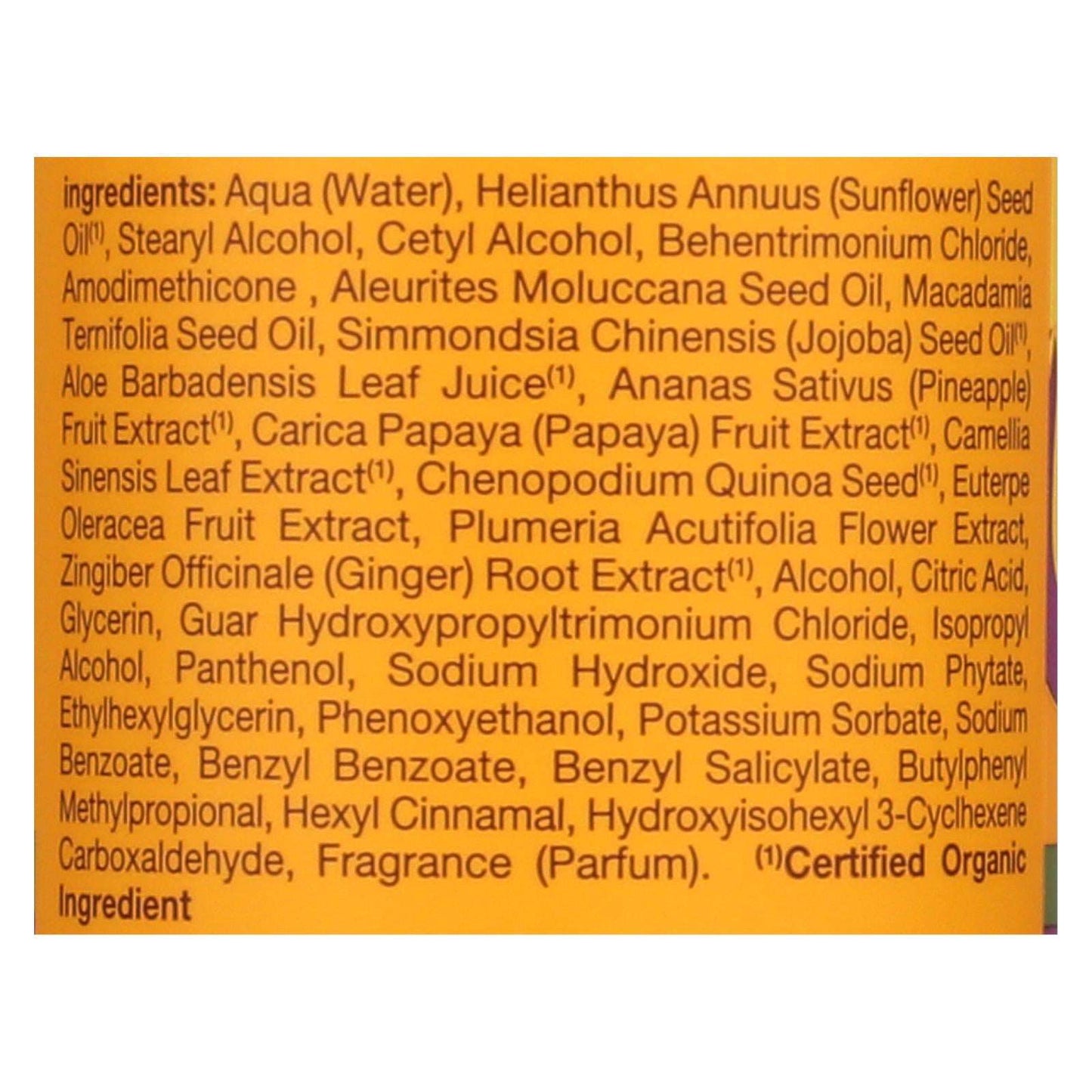 Alba Botanica Hawaiian Hair Conditioner Plumeria, Hydrating and Volumizing, 12 Fl Oz
