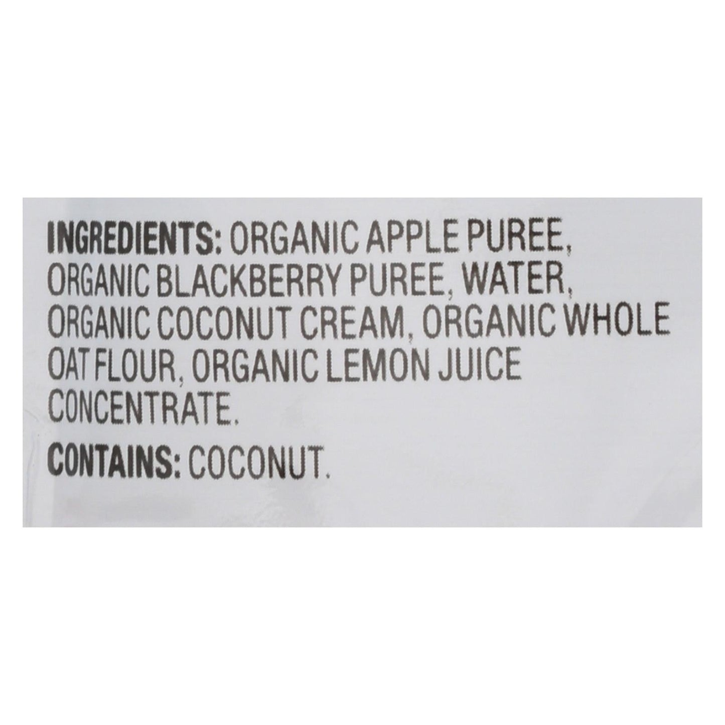 Plum Organics Apple Blackberry Coconut Stage 2 Organic Baby Food Blends - 6 Pack, 3.5 Oz. Each