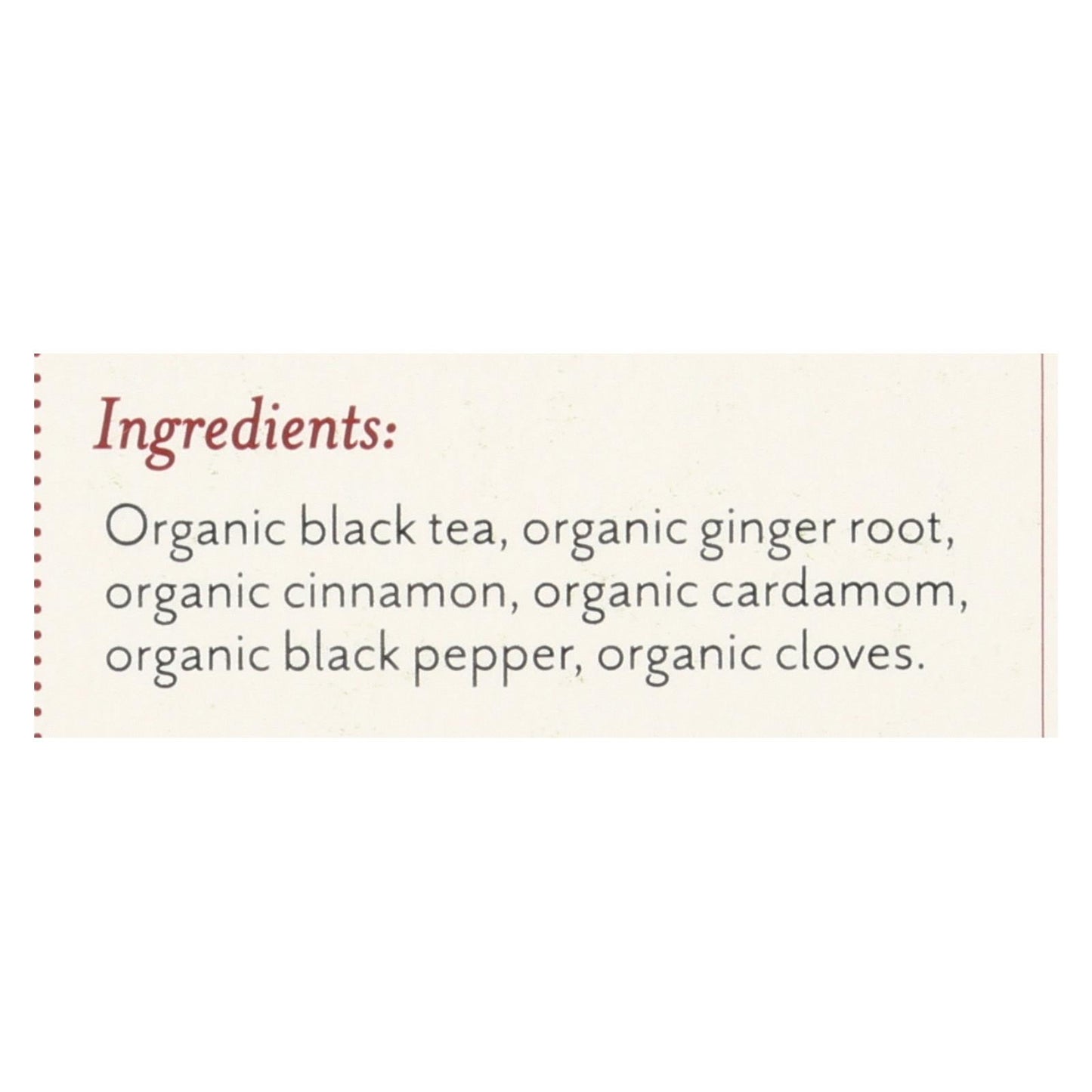 Rishi Organic Masala Chai Tea, 15 Tea Bags (Pack of 6)