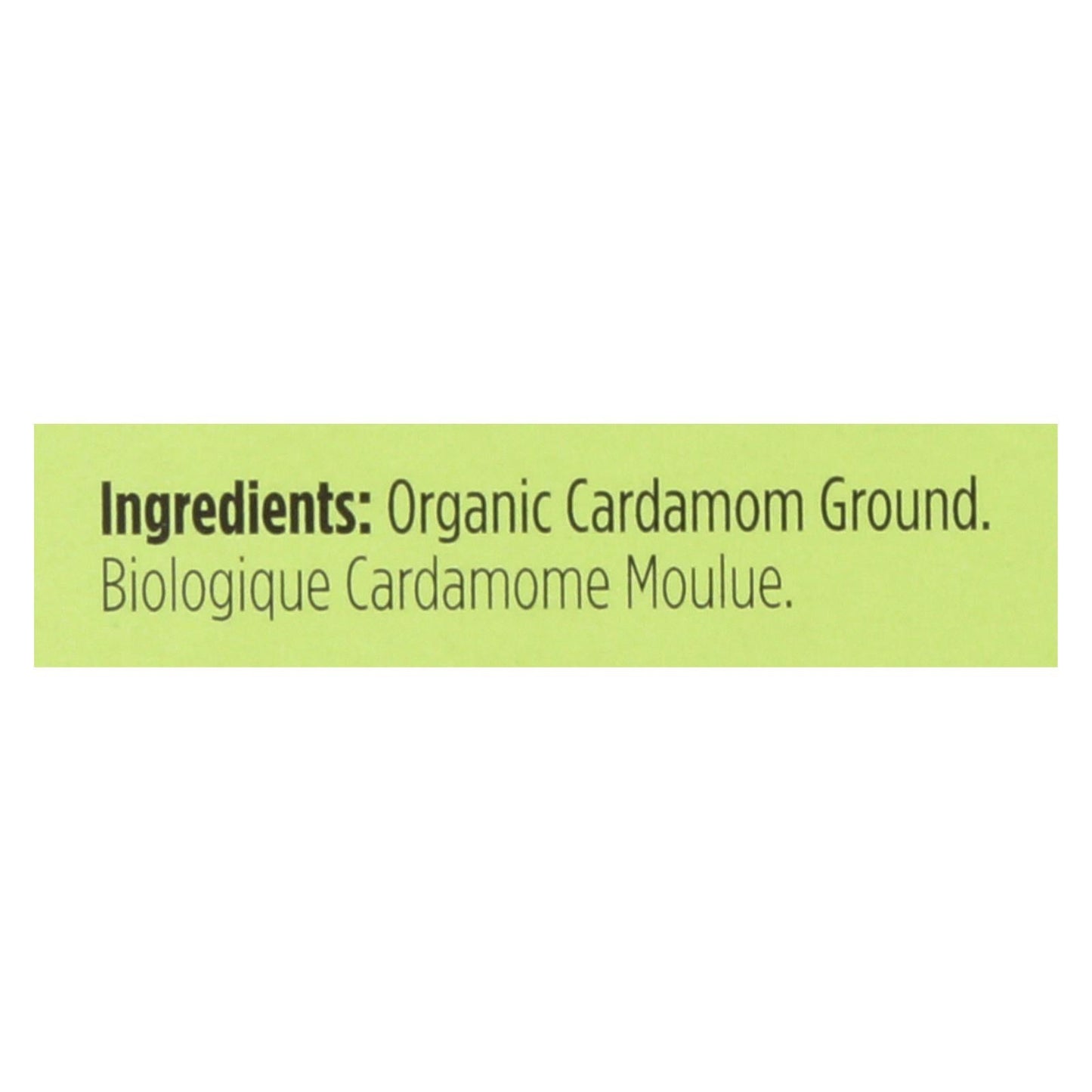 Spicely Organics Premium Organic Ground Cardamom - 0.4 Oz. (Pack of 6)