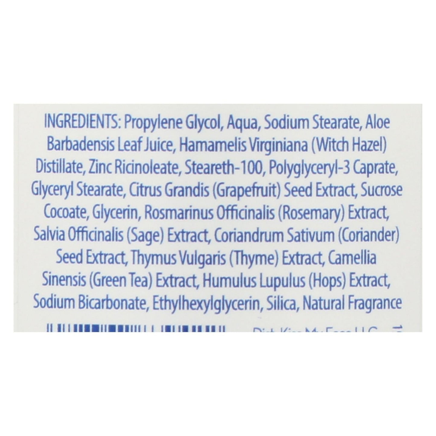 Kiss My Face Active Life Cucumber Green Tea Deodorant, Aluminum-Free (2.48 Oz.)