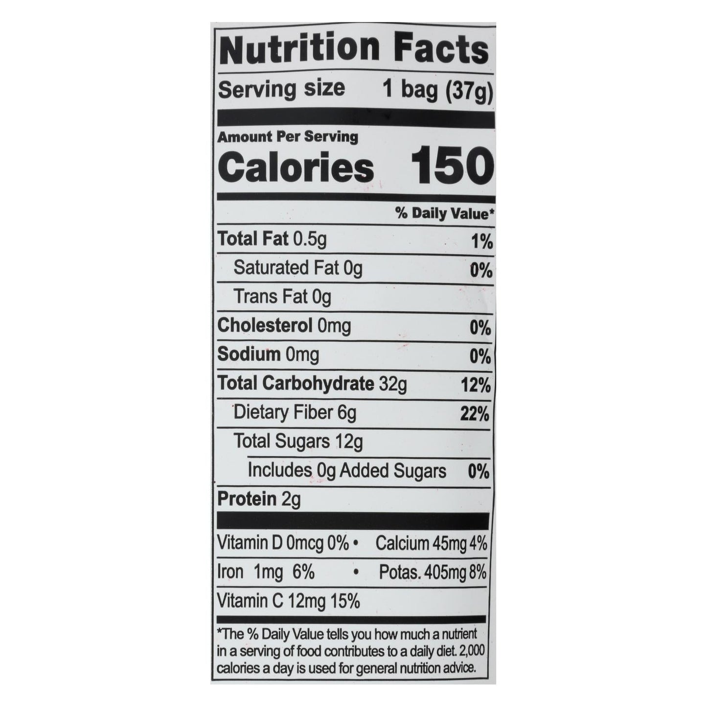 Natierra Freeze-Dried Whole Raspberries (12 Pack, 1.3 Oz. Each)