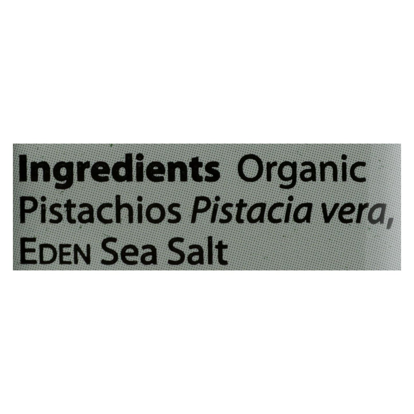 Eden Foods Organic Pistachios, Dry Roasted & Shelled (12 x 1 oz)