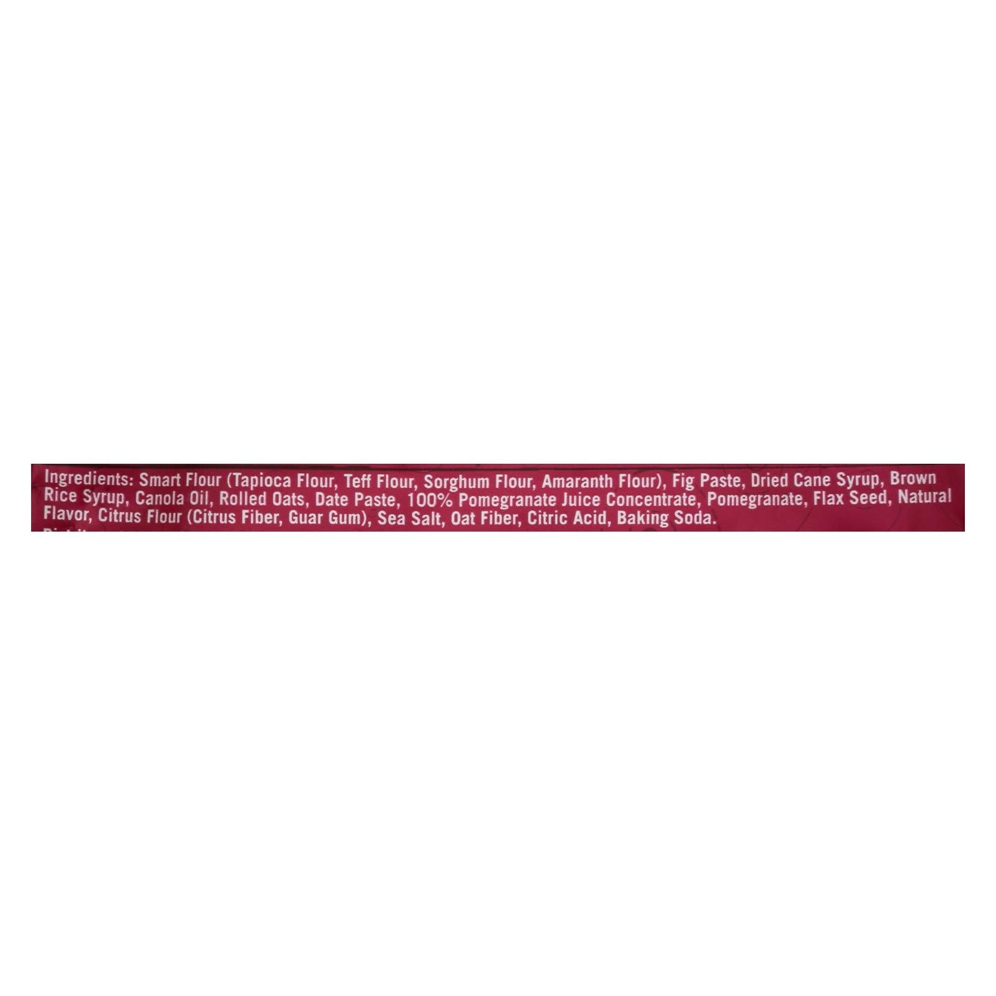 Nature's Bakery Gluten-Free Pomegranate Fig Bars (Pack of 12, 2 Oz.)