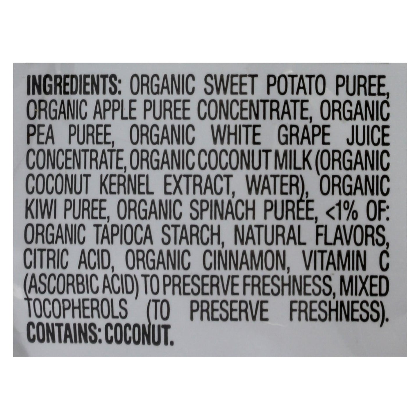 Happy Creamies Organic Apple Spinach Pea Kiwi Bites (Pack of 8, 1 Oz. Each)