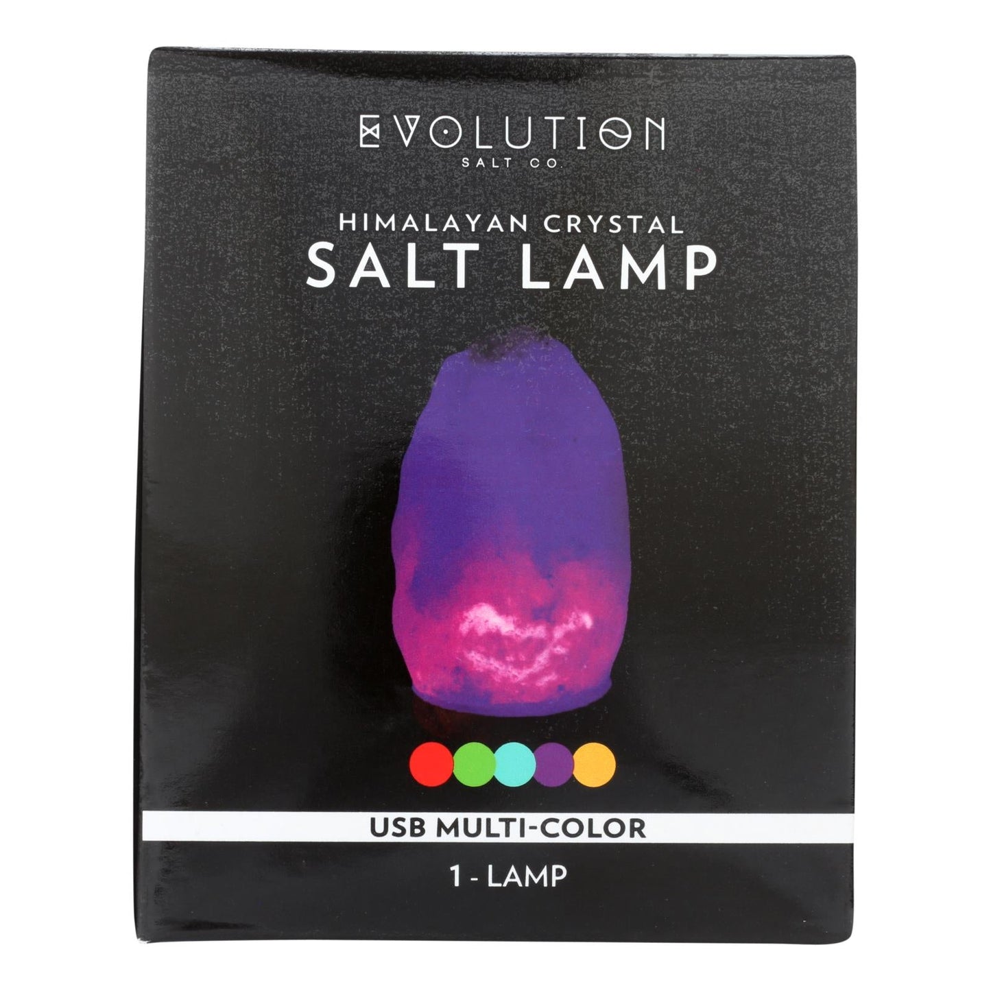 Evolution Salt Lamp - USB Natural Multi-Color Changing