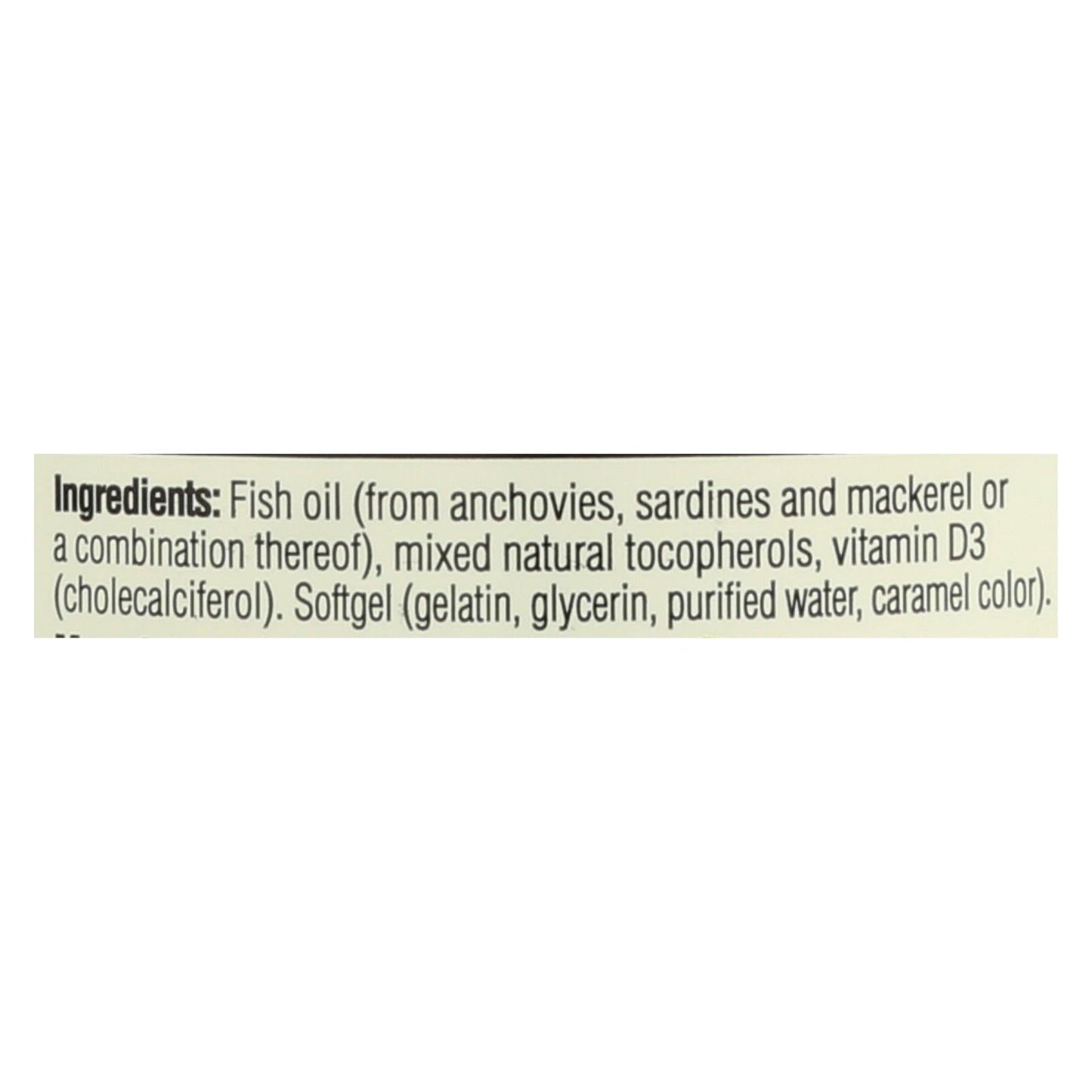 Spectrum Essentials Omega-3 Fish Oil with Vitamin D, 250 Softgels