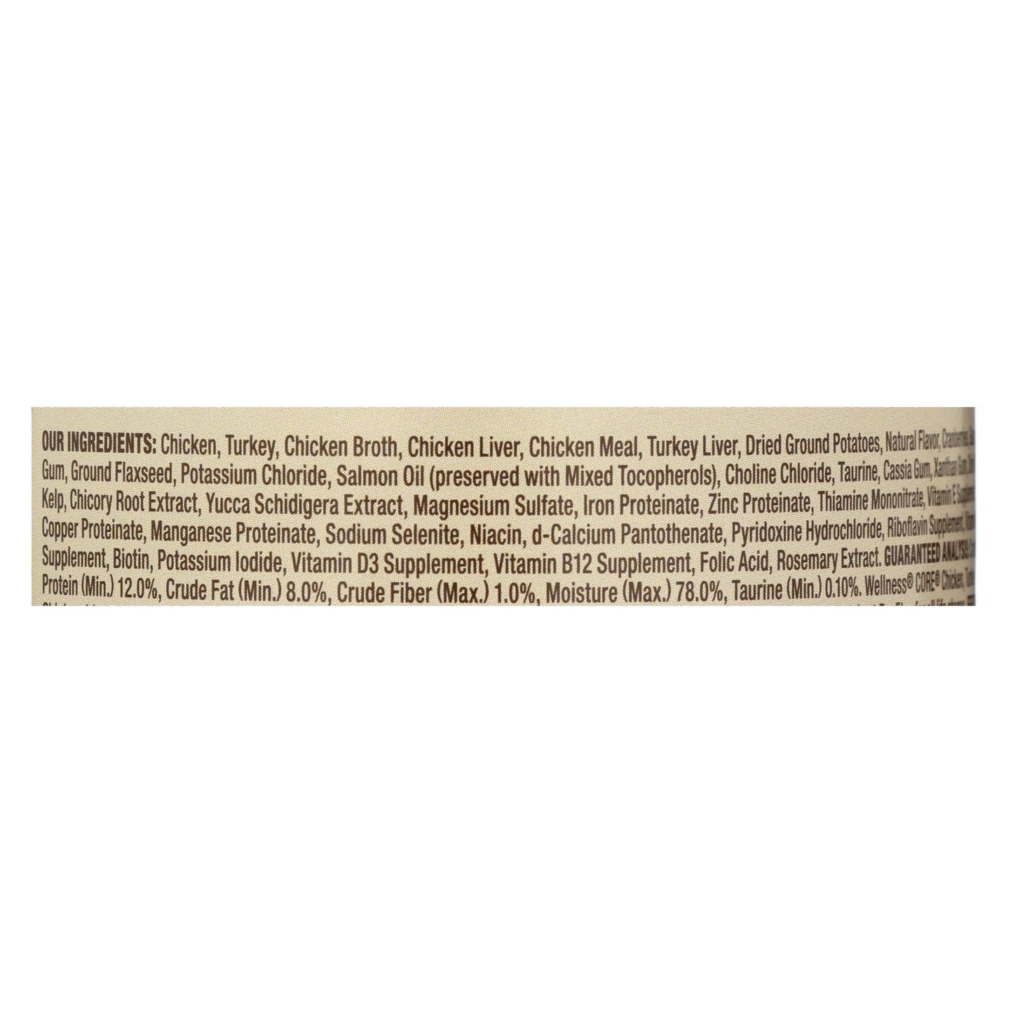 Wellness Pet Products Cat Food - Core Chicken-Turkey & Chicken Liver (Pack of 24) 5.5 Oz.