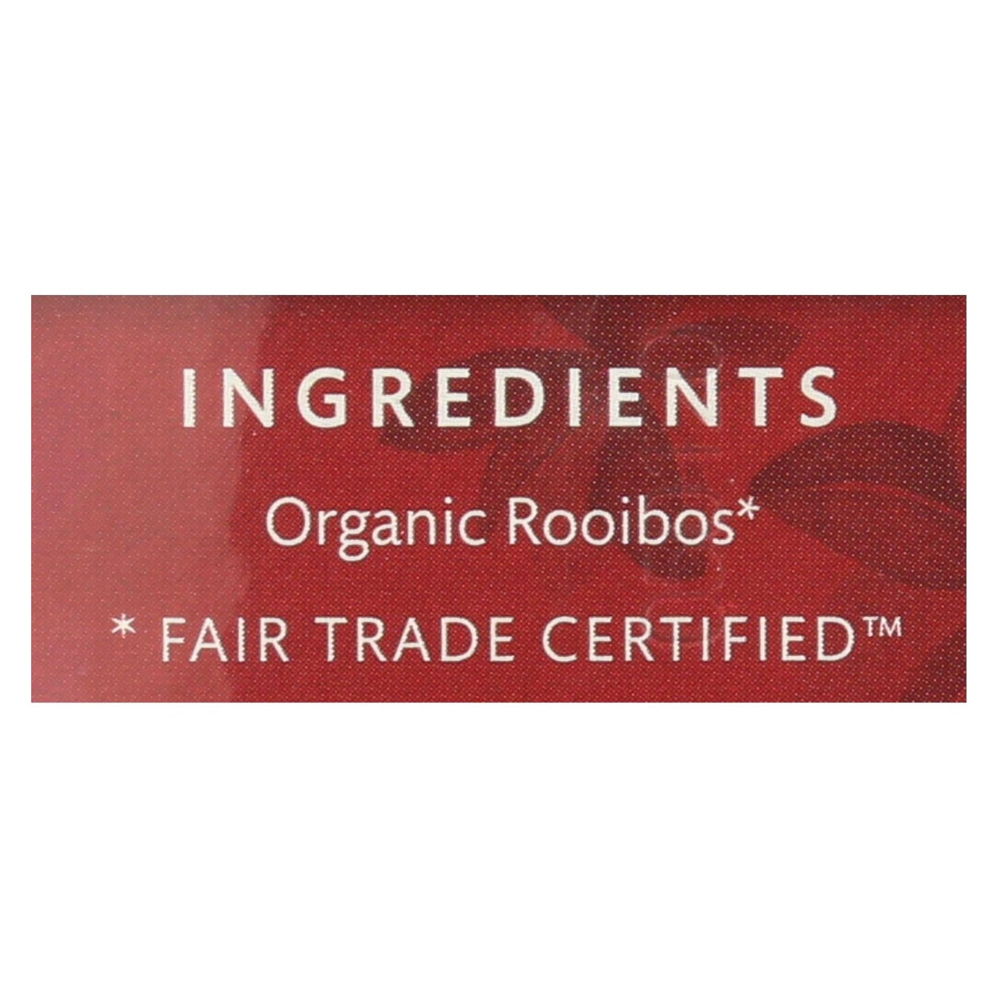 Choice Organic Rooibos Red Bush Tea - 16 Tea Bags, Pack of 6