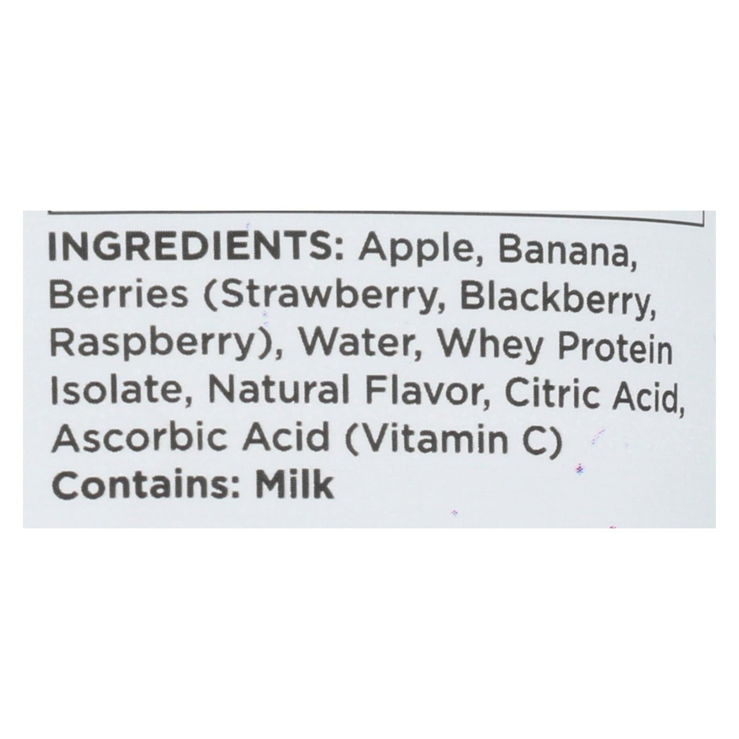Fuel For Fire Mixed Berry Protein Smoothie 4.5 Oz. (Pack of 12)
