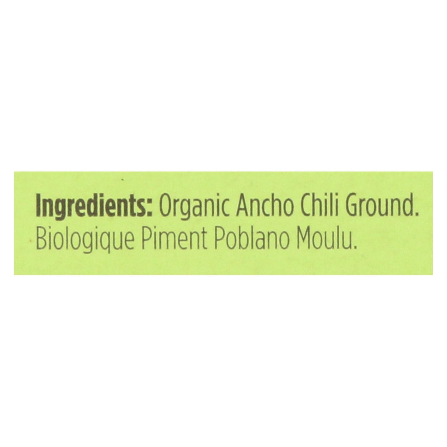 Spicely Organics - Organic Ground Ancho Chili Powder (Pack of 6 - 0.45 Oz.)