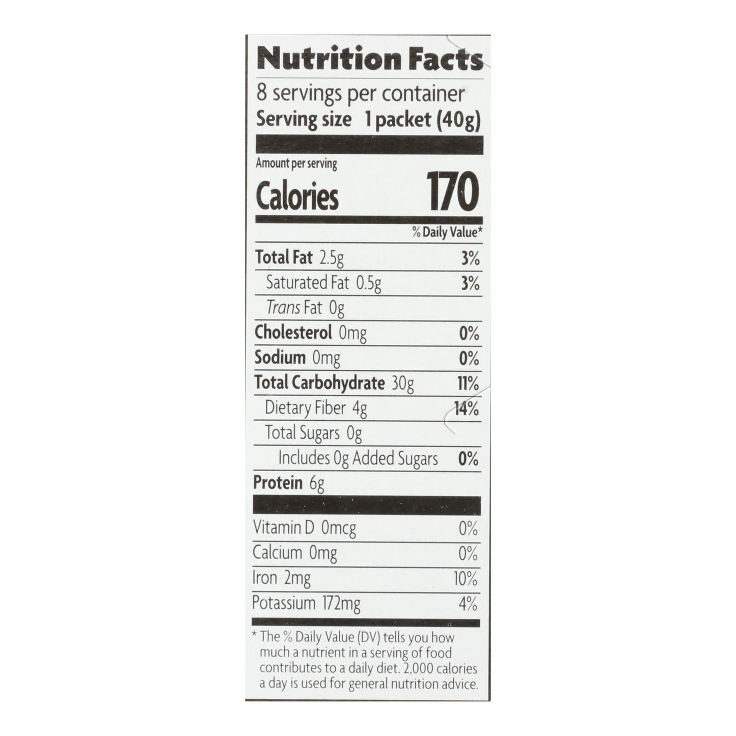 Nature's Path Organic Homestyle Hot Oatmeal, Unsweetened, 11.3 Oz (Pack of 6)