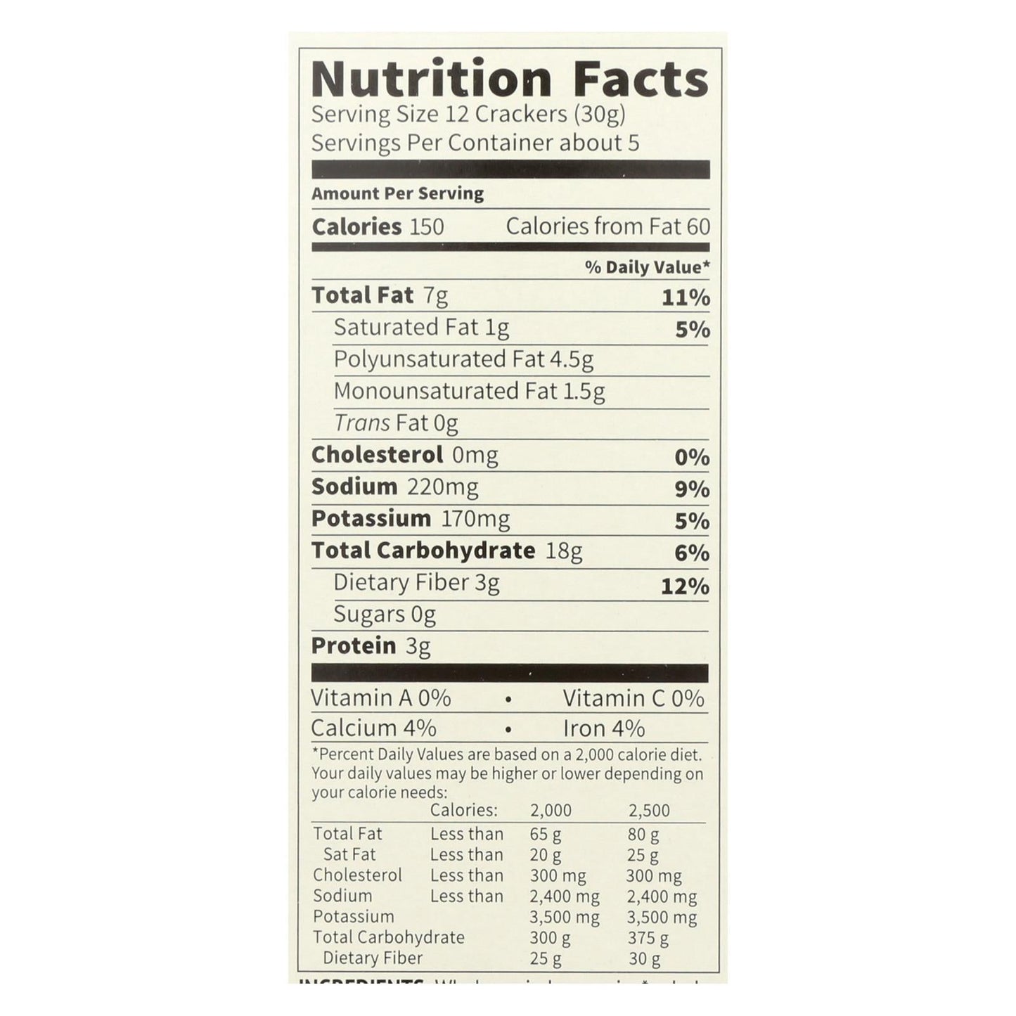 Mary's Gone Crackers Super Seed Everything Crackers (6-Pack, 5.5-Ounce Bags)