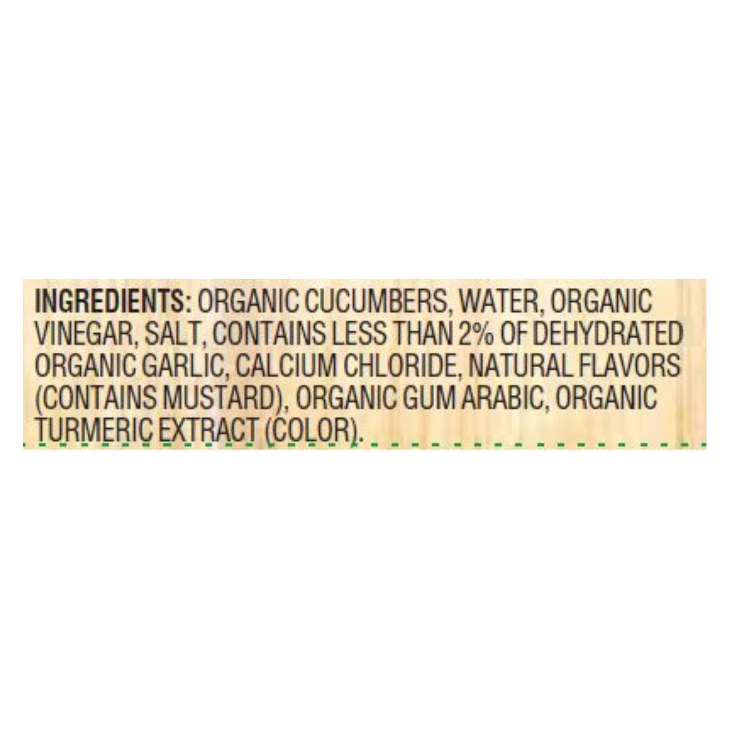 Woodstock Organic Kosher Whole Dill Pickles, 6-Pack of 24 Oz.
