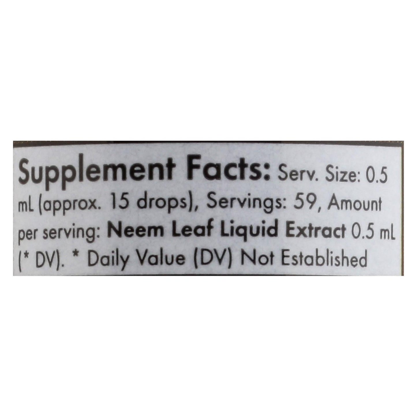 Organic Neem Extract 1 Fl Oz - Neem Aura