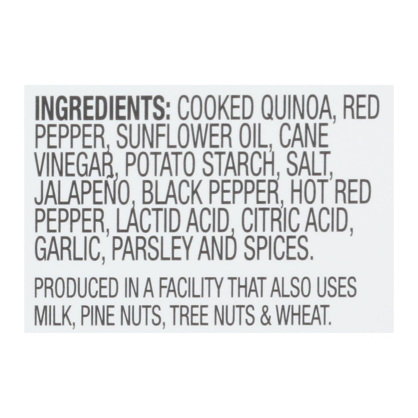 Cucina And Amore Spicy Jalapeno and Roasted Peppers Quinoa Meals (Pack of 6 - 7.9 Oz.)