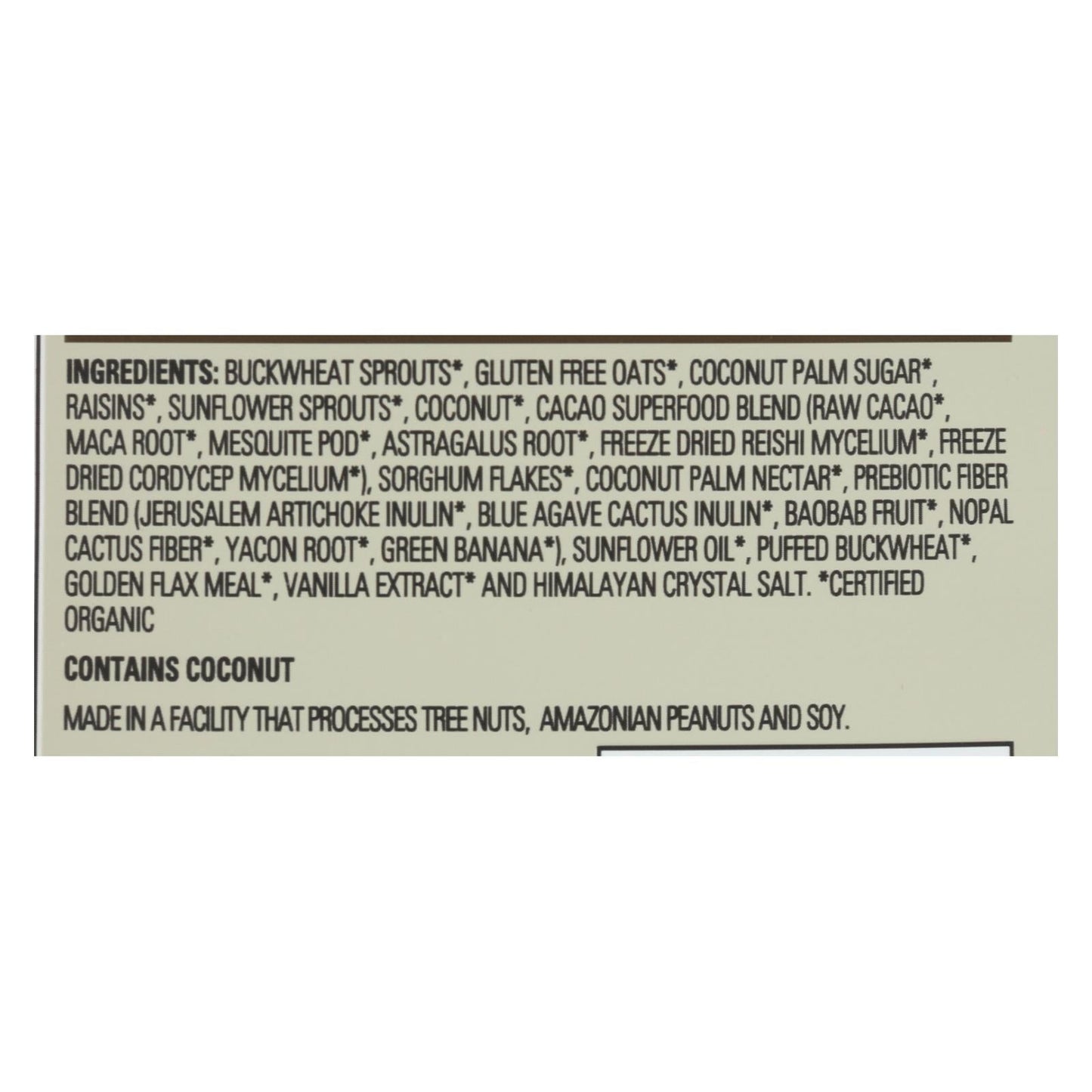 Organic Superfood Cacao Crunch Cereal 6-Pack, 9 Oz. Each