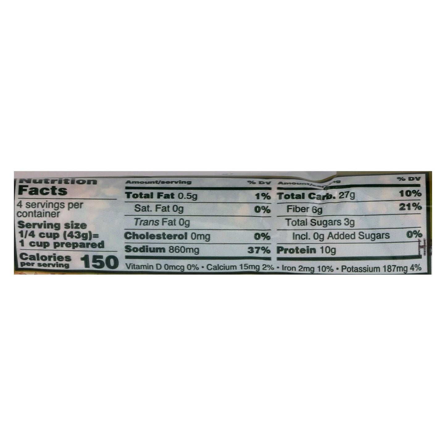 Manischewitz Split Pea Soup Mix with Case of 24 (6 Oz. Each)