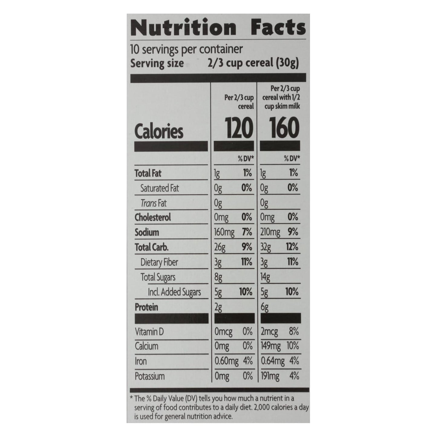 Nature's Path Crunchy Honey Organic Sunrise Cereal - 12-Pack, 10.6 Oz. Per Box
