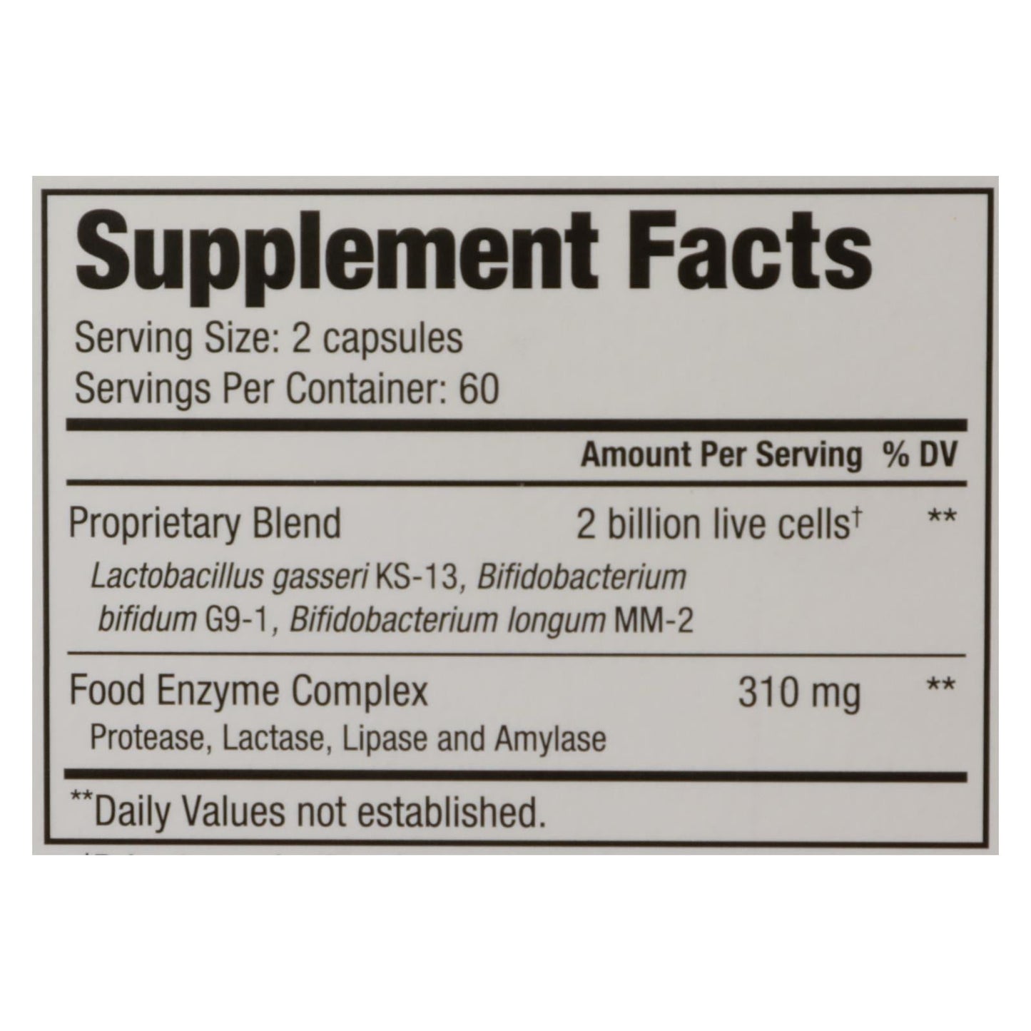 Kyolic Kyo-Dophilus Probiotics Plus Enzymes, 60 Billion CFU, 120 Capsules