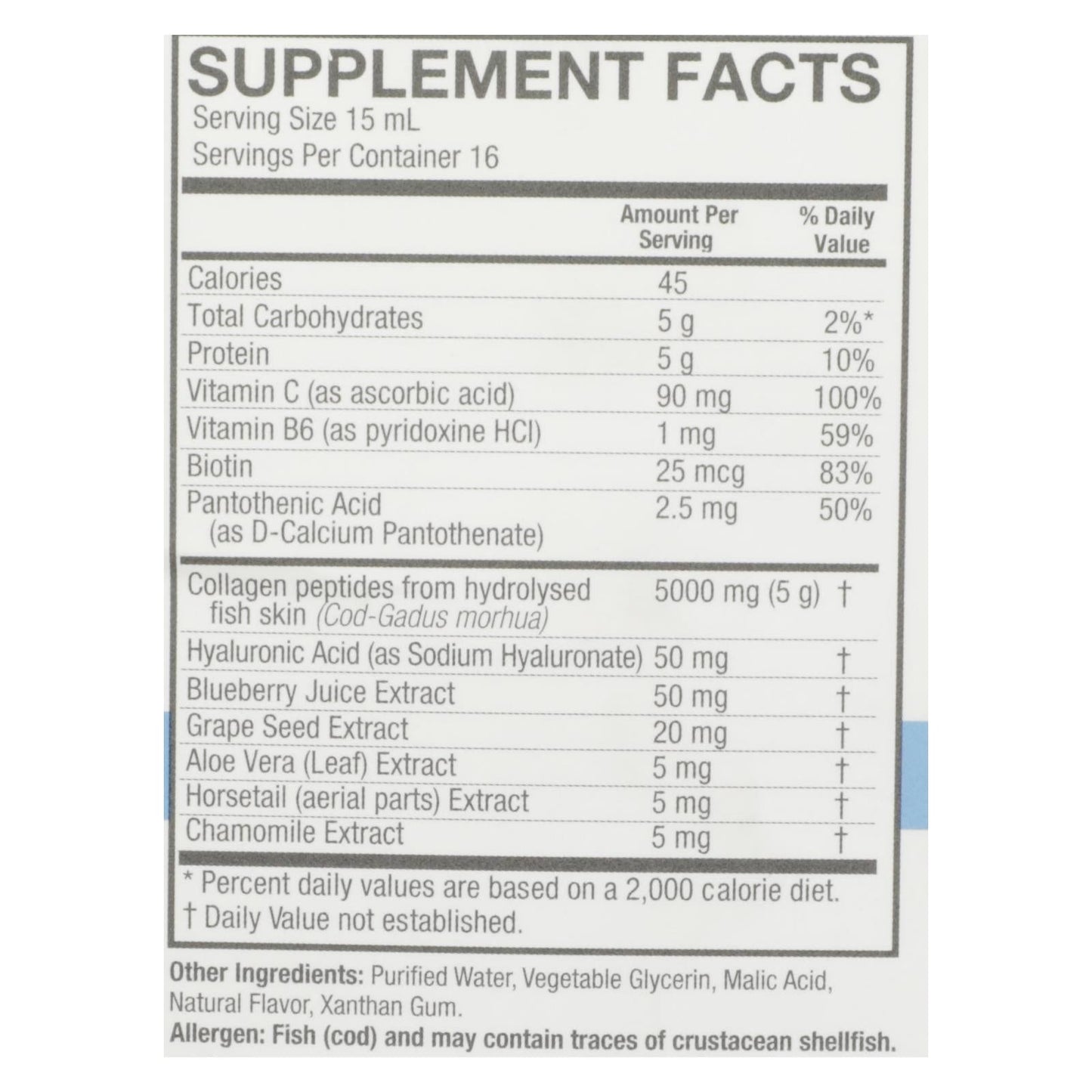 Nature's Answer Collagen Marine, 8 Oz.