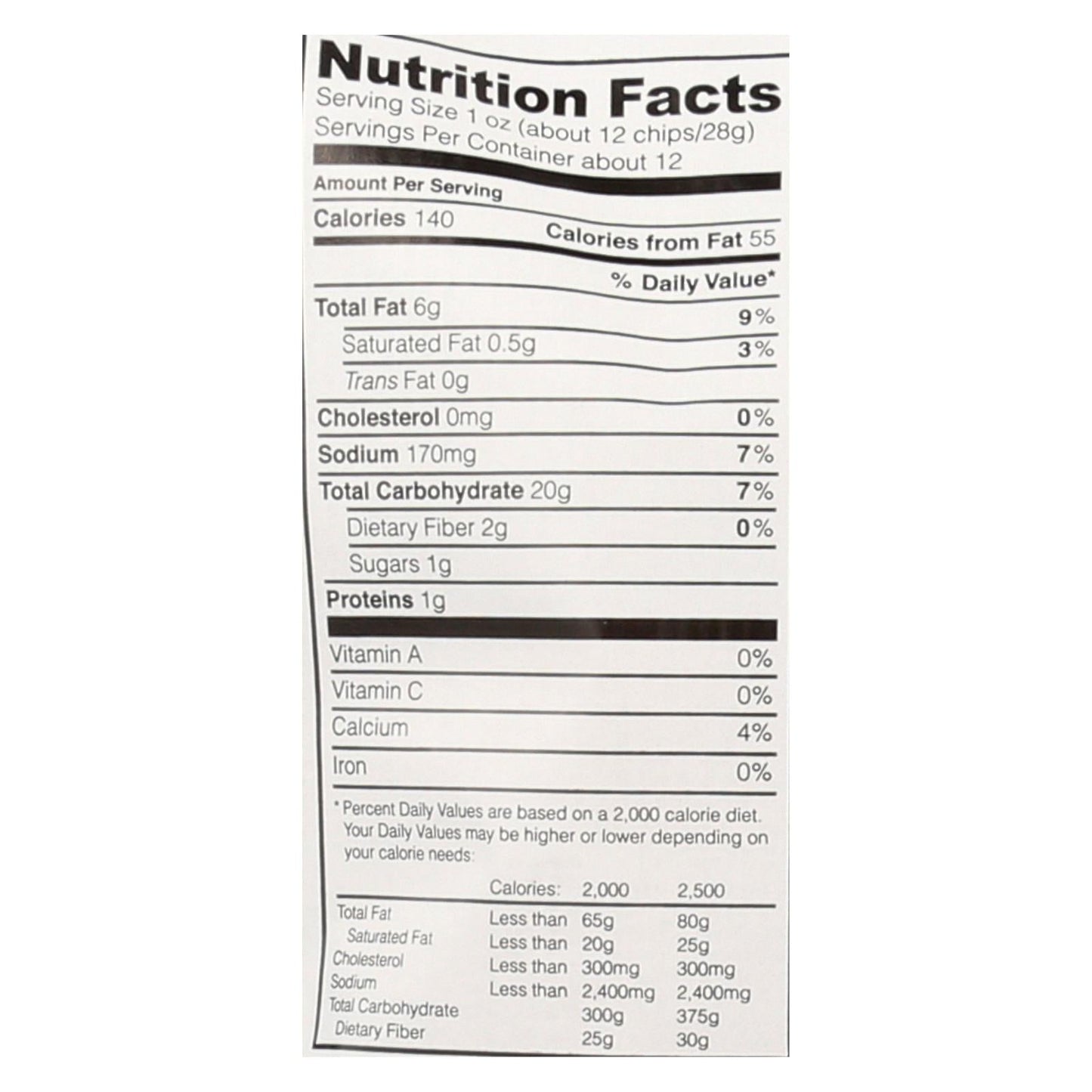 Mi Nina's Jalapeño Agave White Corn Tortilla Chips (Pack of 9 - 12 Oz.)