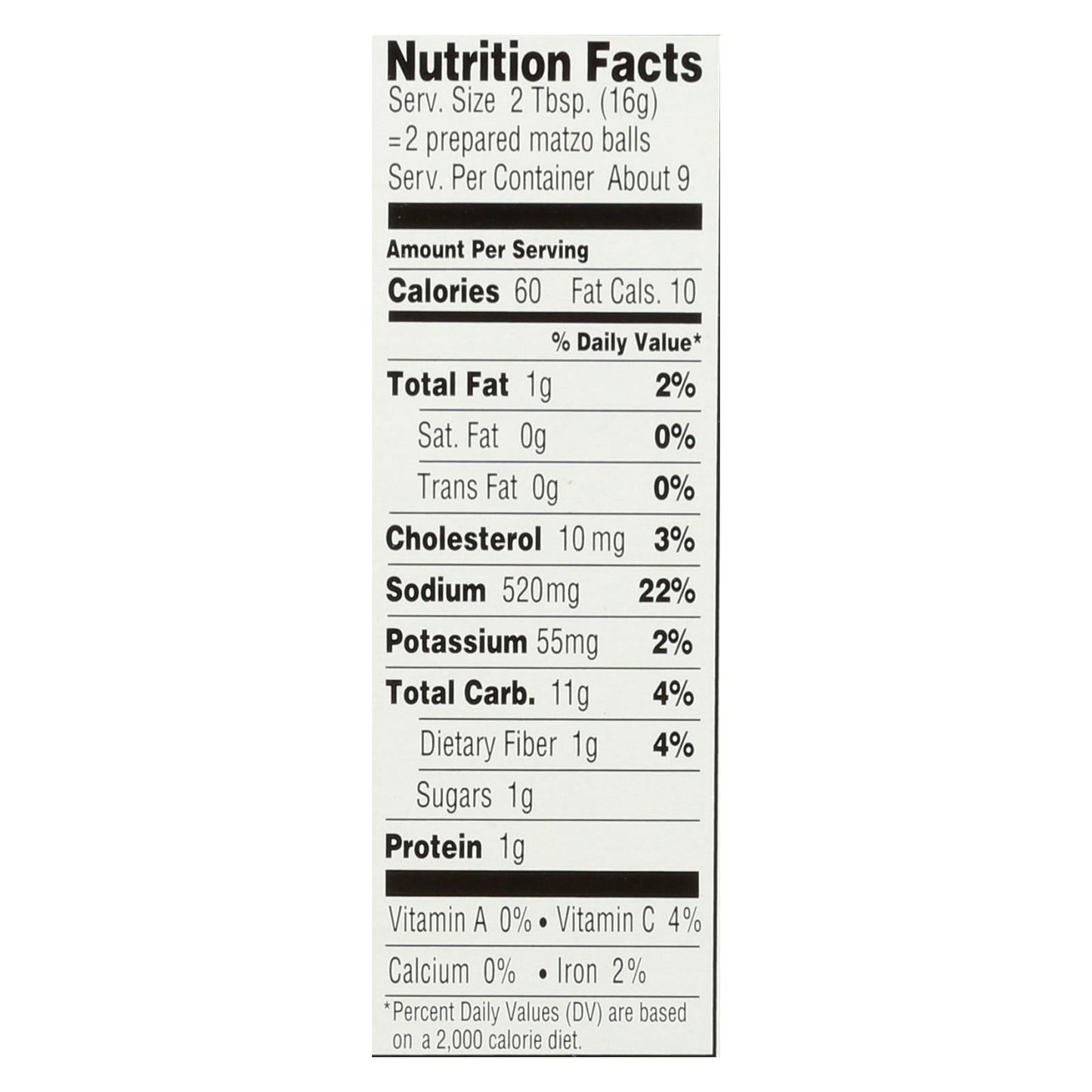 Manischewitz Gluten-Free Matzo Ball Mix, 5 Oz.