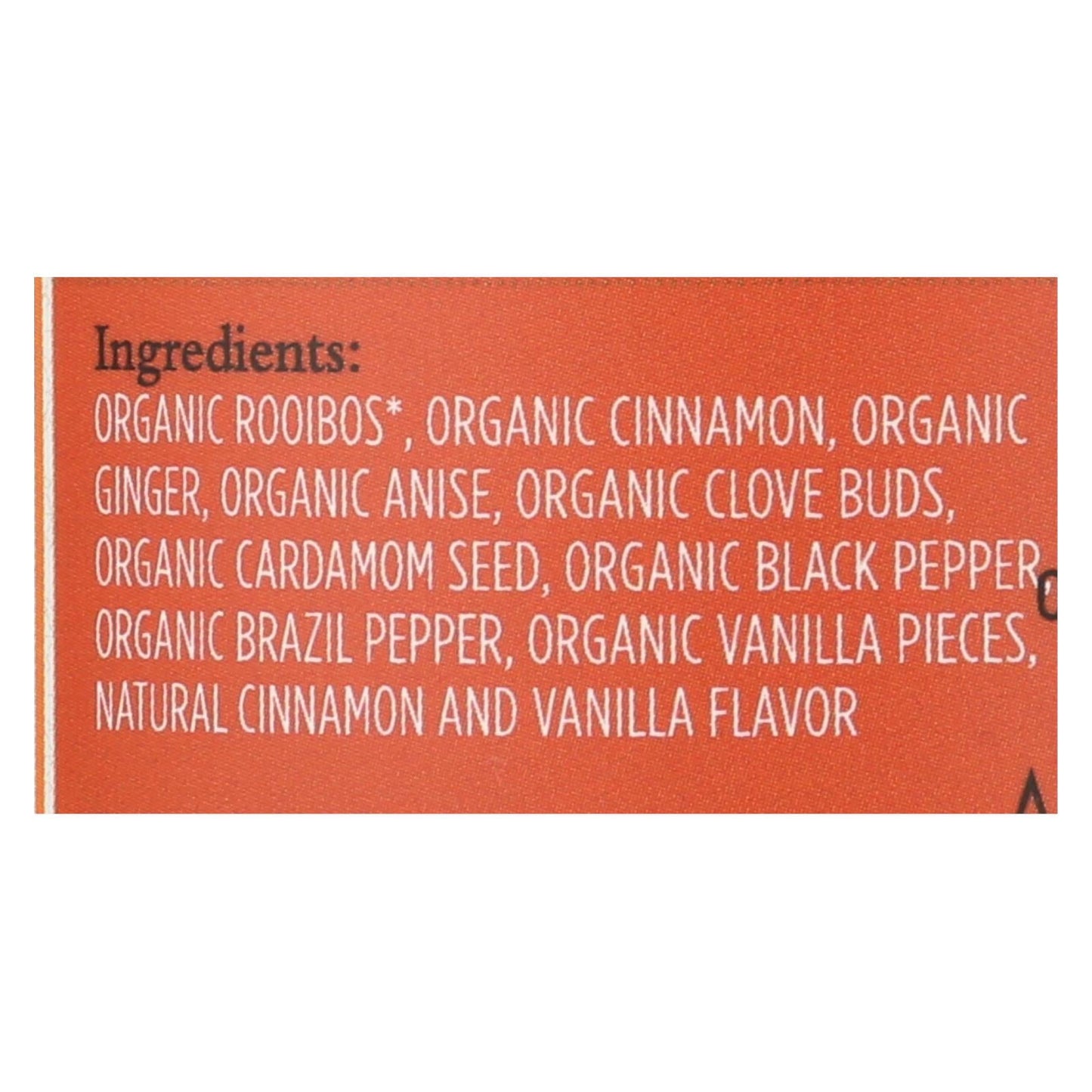 Paromi Rooibos Cinnamon Chai Tea Packs (15 Bags Each, Pack of 6)